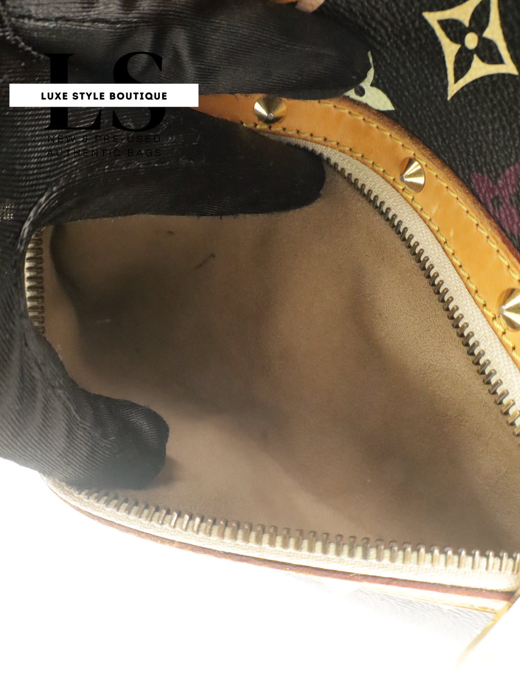 Louis Vuitton x Takashi Murakami Alma Monogram Multicolor Black