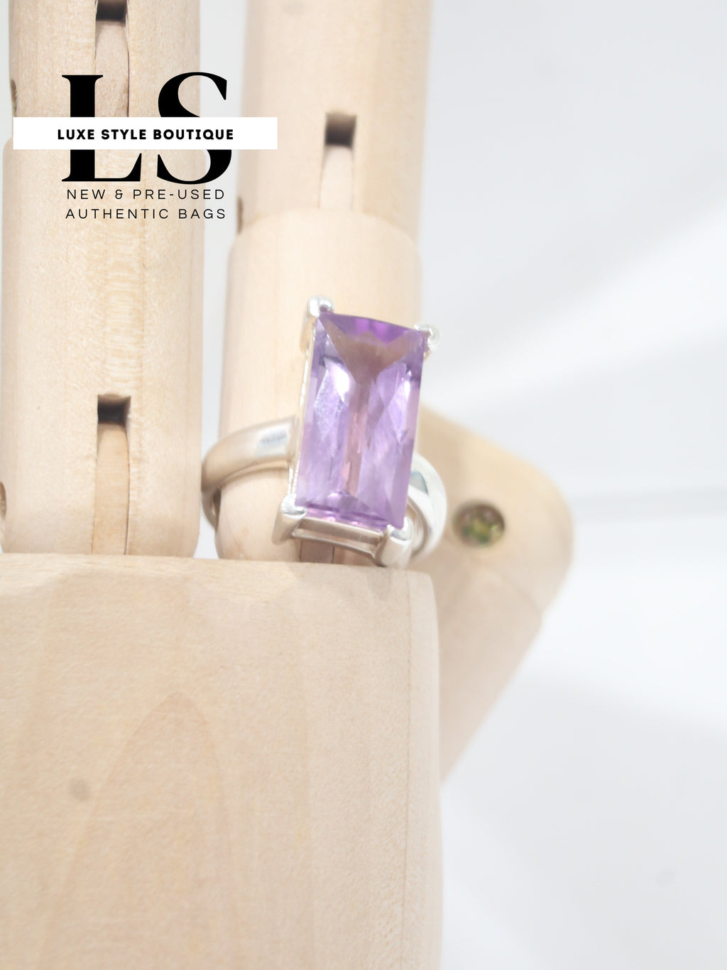 Ring Silver .925 w/Amethyst
