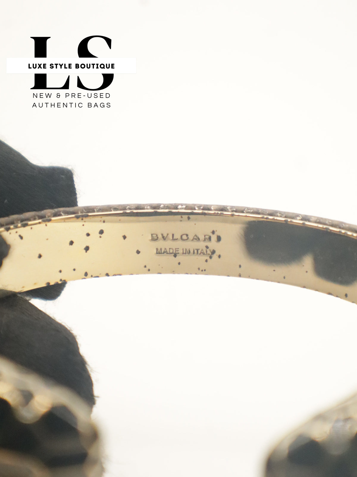 Blvgari Leather Bracelet Serpenti Forever