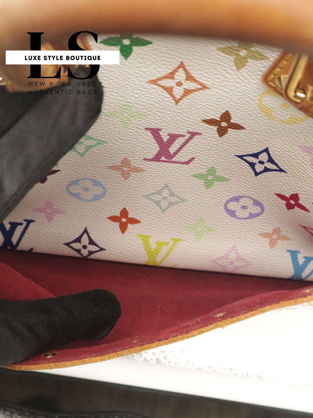 Louis Vuitton Trouville Monogram White Multicolor
