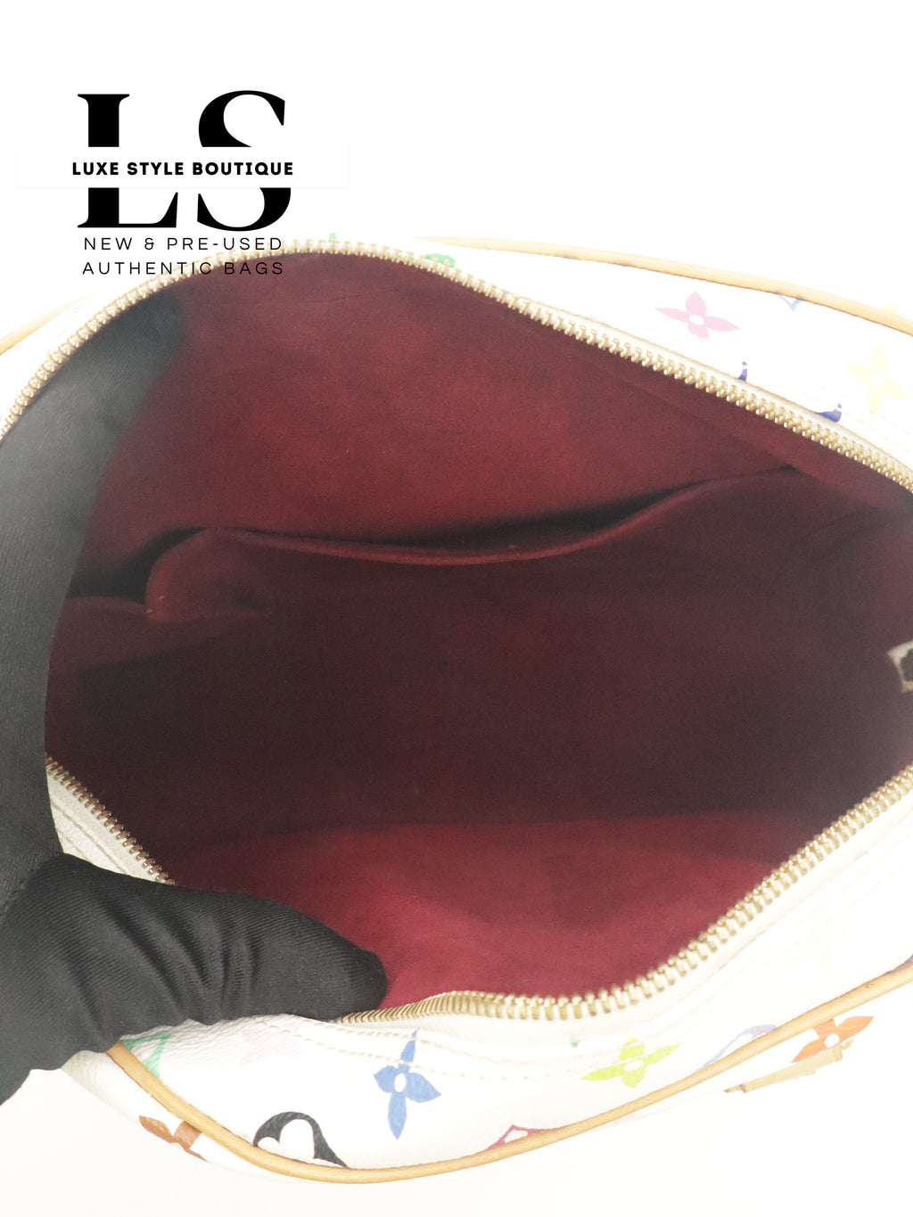 Louis Vuitton Trouville Monogram White Multicolor