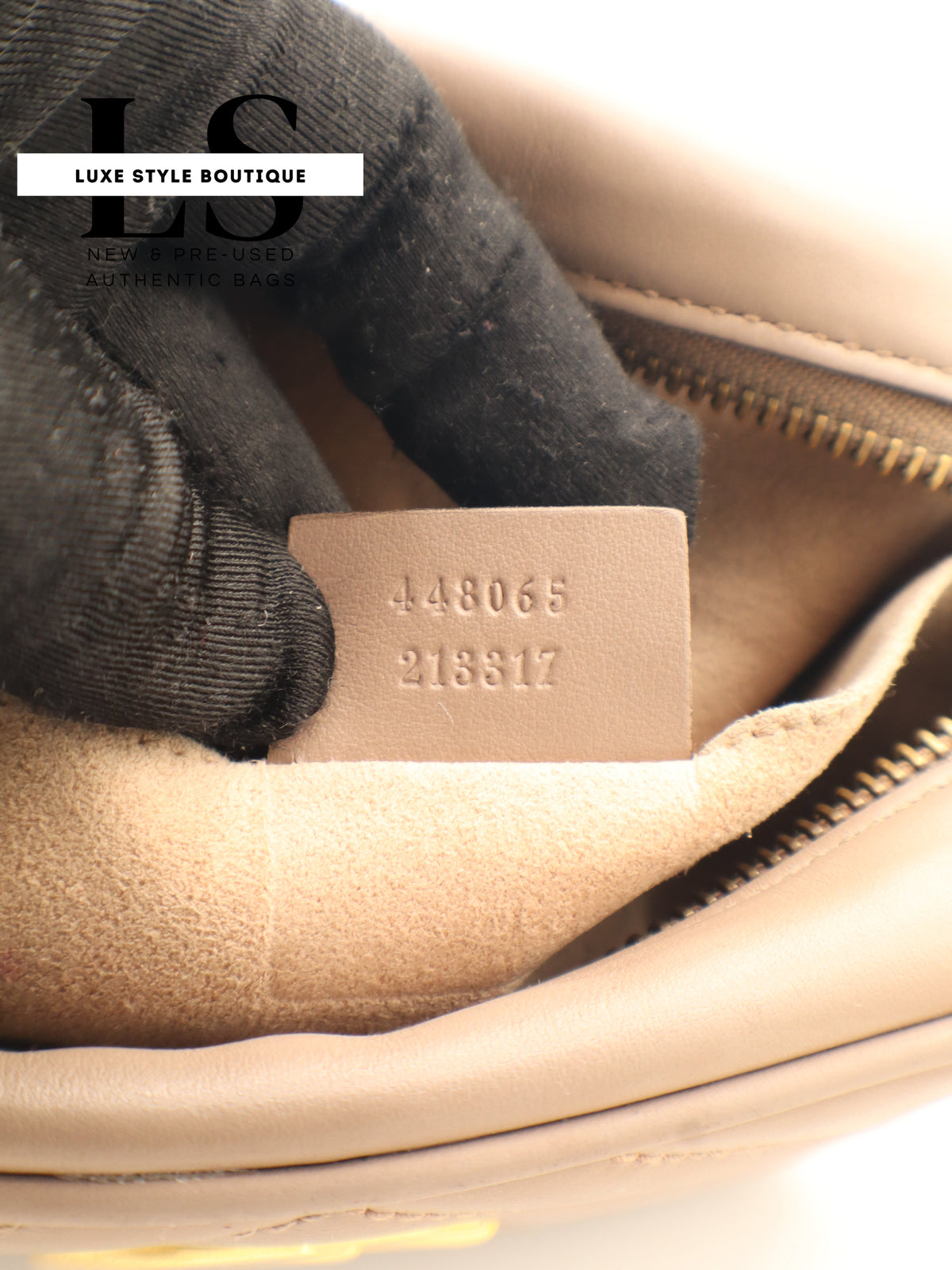 Gucci GG Marmont Matelasse Crossbody Beige