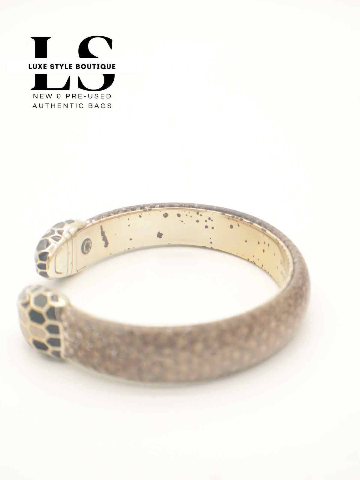 Blvgari Leather Bracelet Serpenti Forever