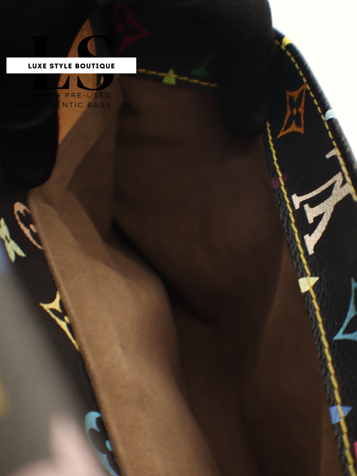 Louis Vuitton Beverly GM Monogram Multicolor Black