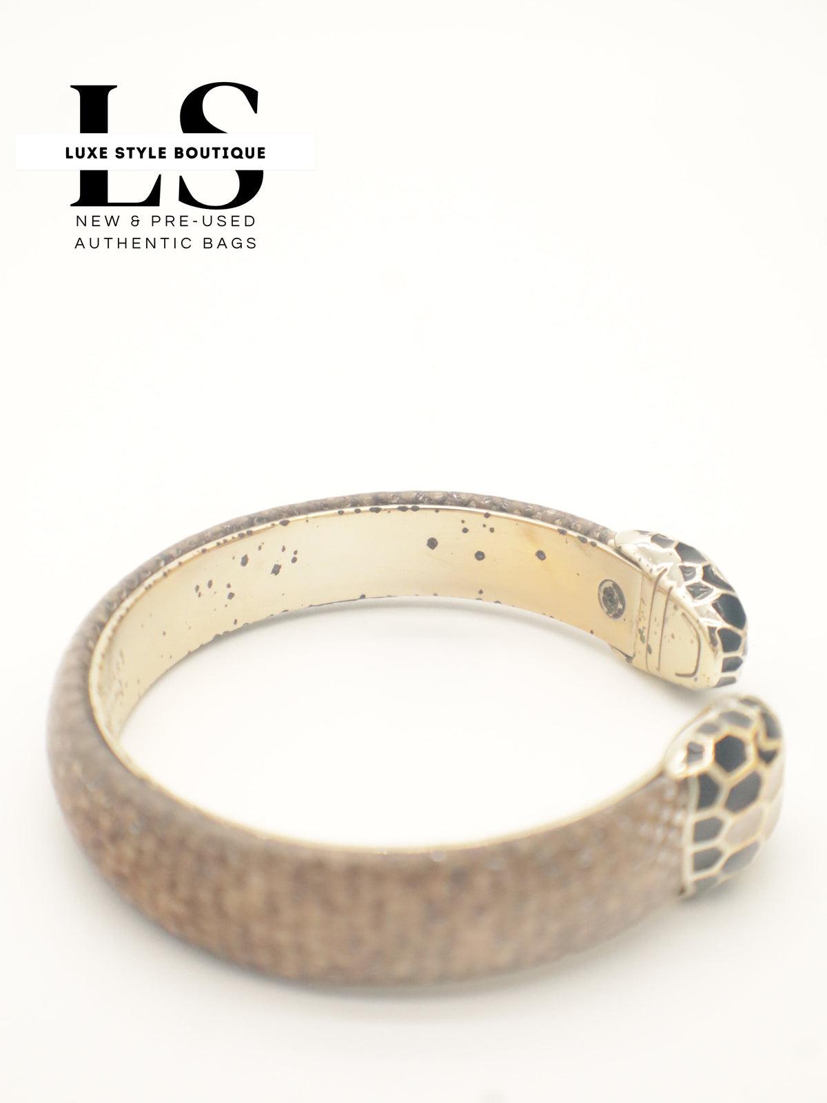 Blvgari Leather Bracelet Serpenti Forever