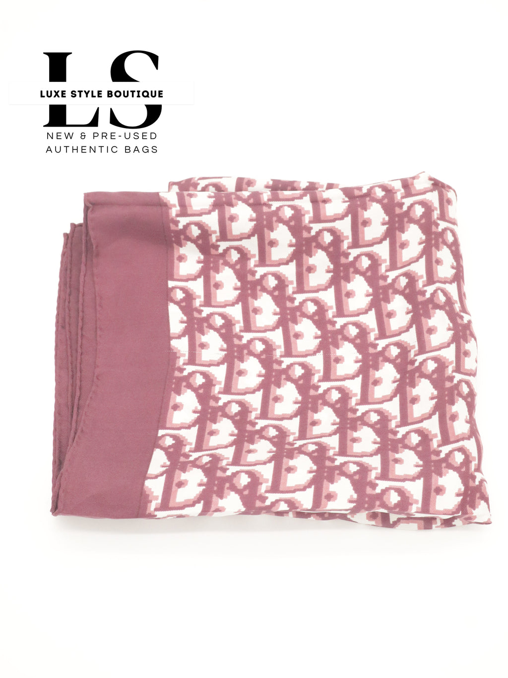 Dior Red Oblique Trotter Silk Scarf