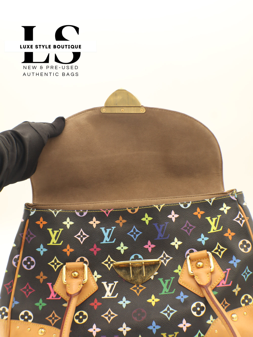 Louis Vuitton Beverly GM Monogram Multicolor Black
