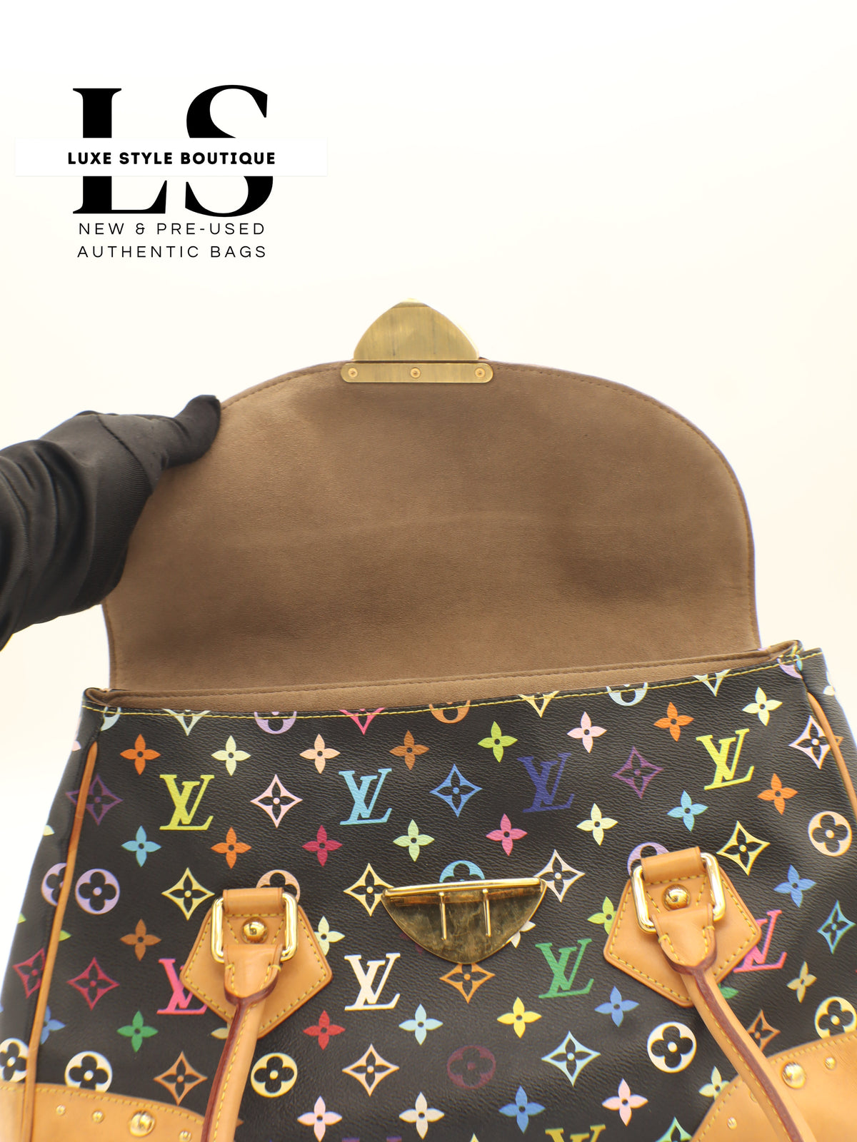 Louis Vuitton Beverly GM Monogram Multicolor Black