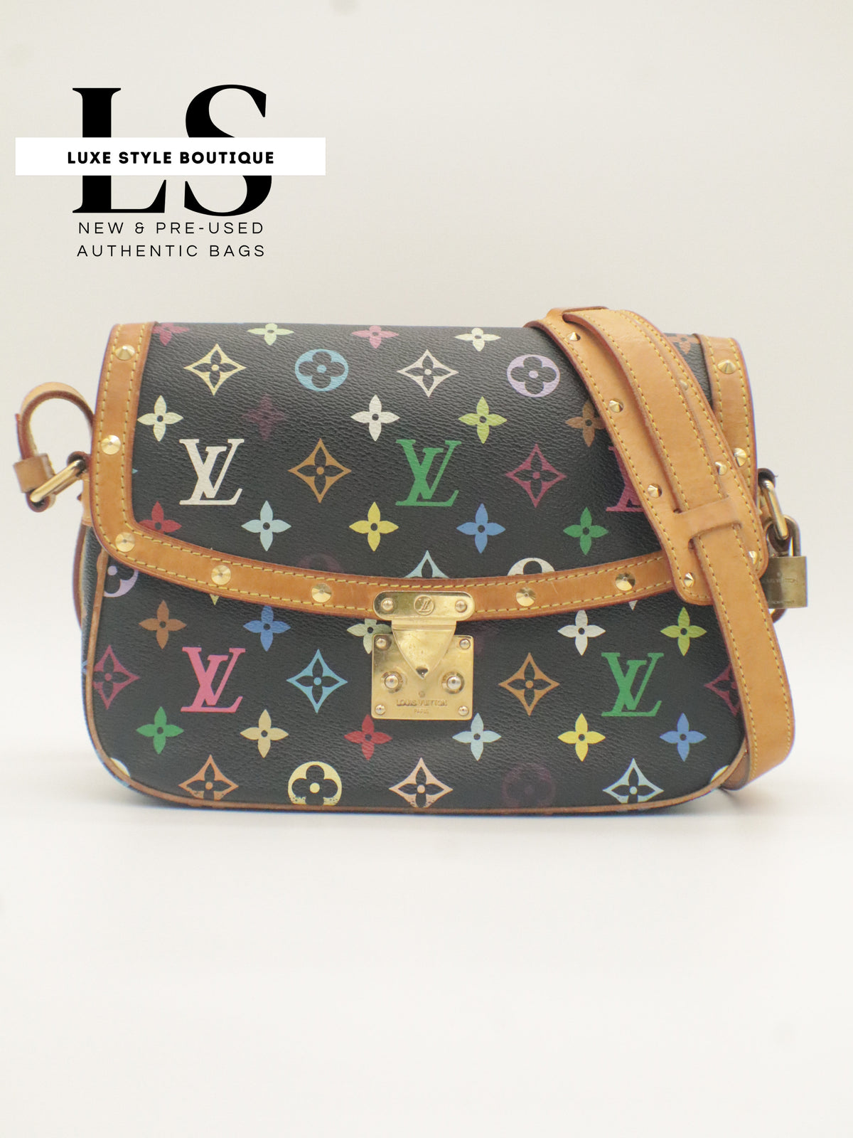 Louis Vuitton Sologne Multicolor Black
