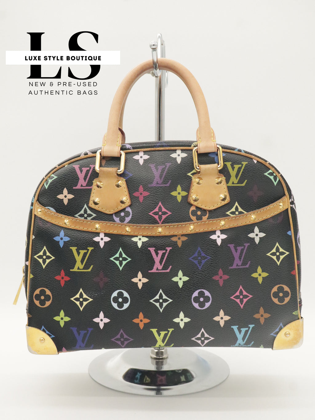 Louis Vuitton Trouville Monogram Black Multicolor