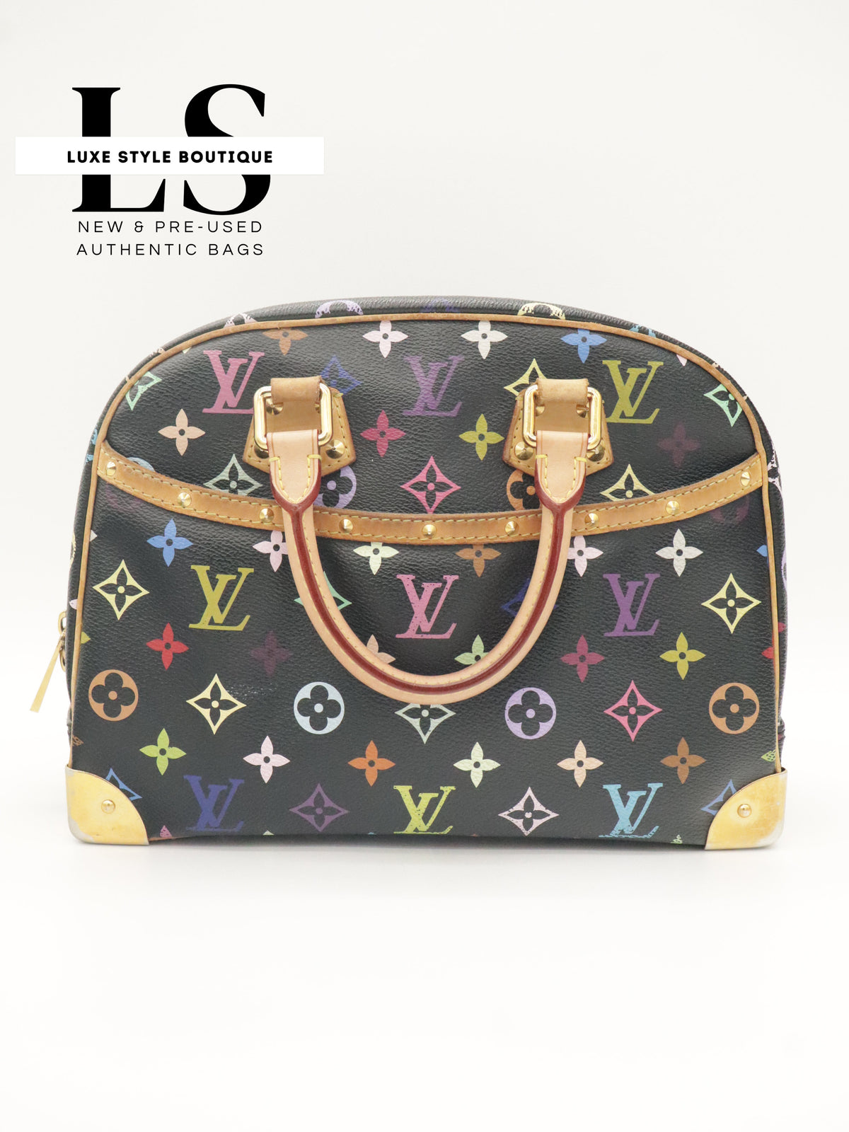 Louis Vuitton Trouville Monogram Black Multicolor