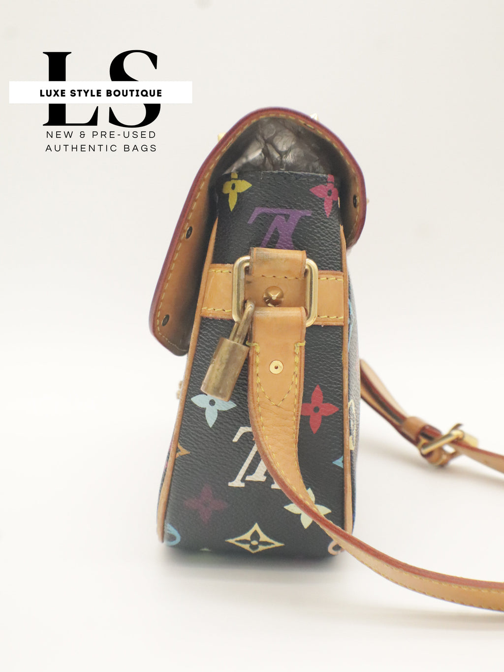 Louis Vuitton Sologne Multicolor Black