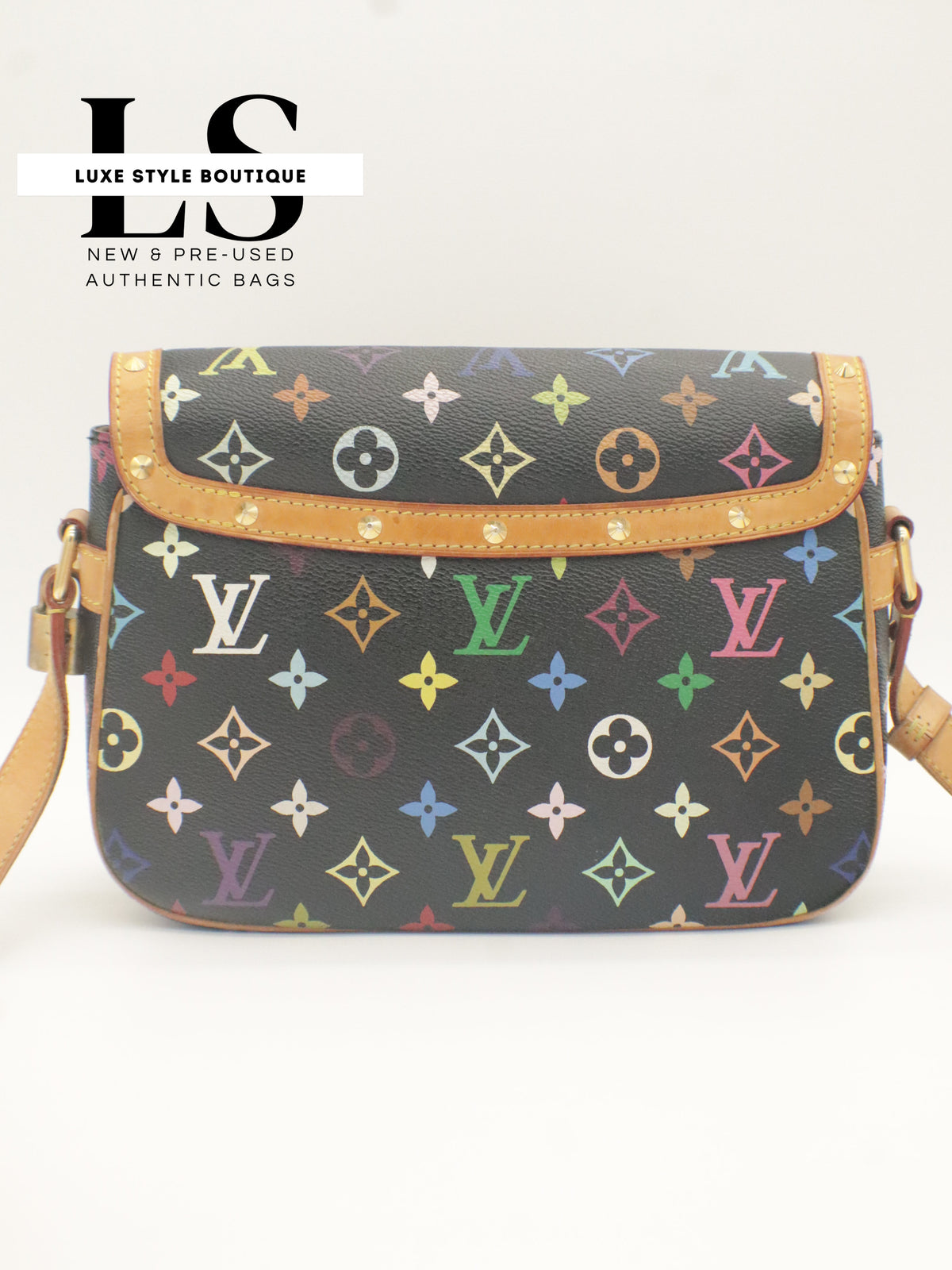 Louis Vuitton Sologne Multicolor Black