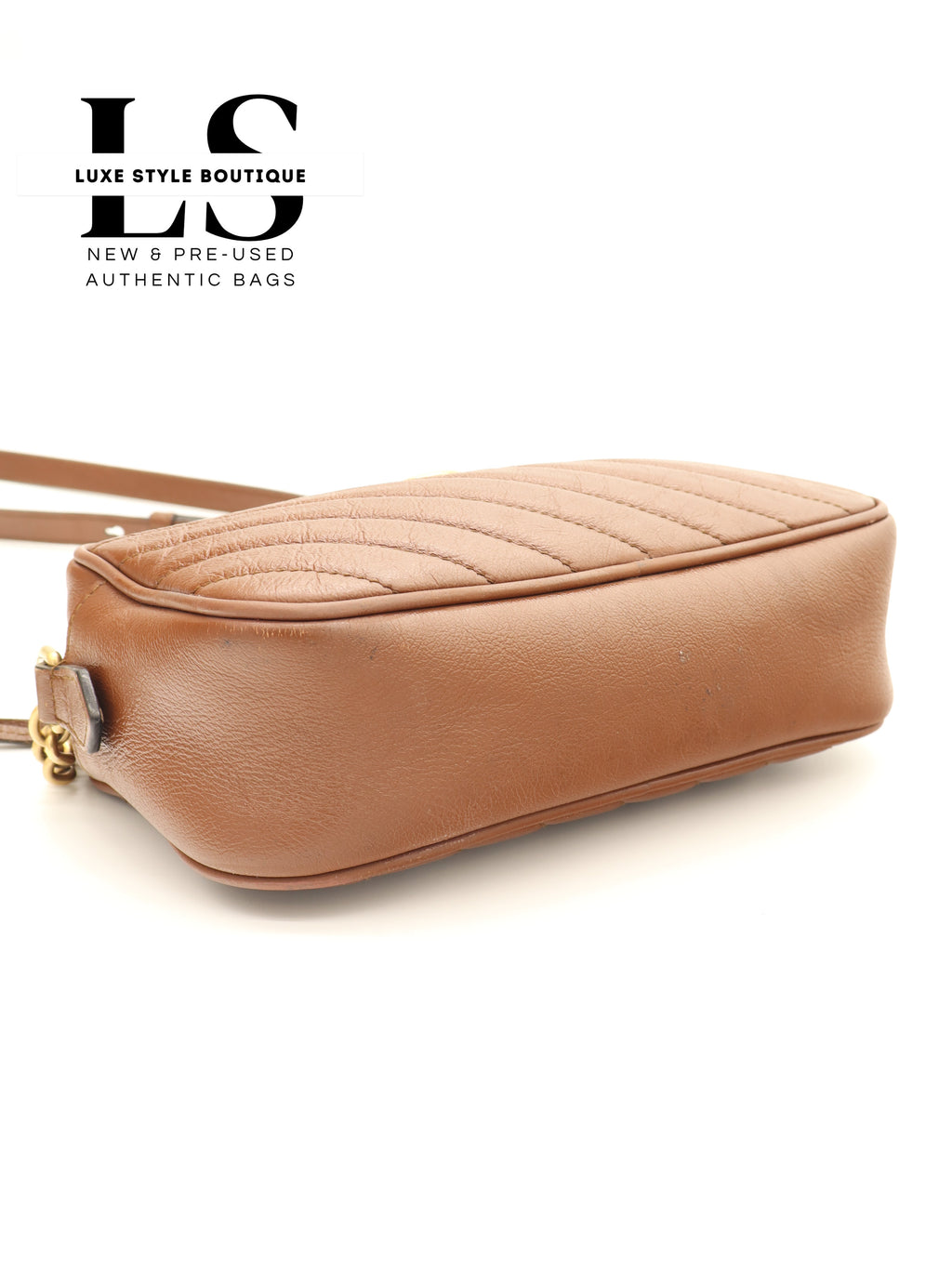 Gucci GG Marmont Small Matelasse Brown