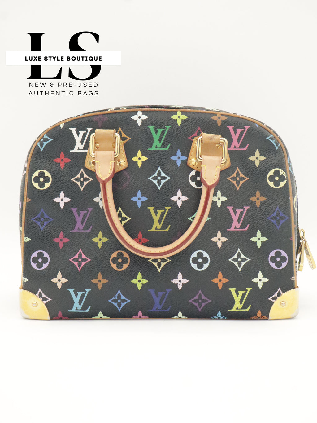 Louis Vuitton Trouville Monogram Black Multicolor