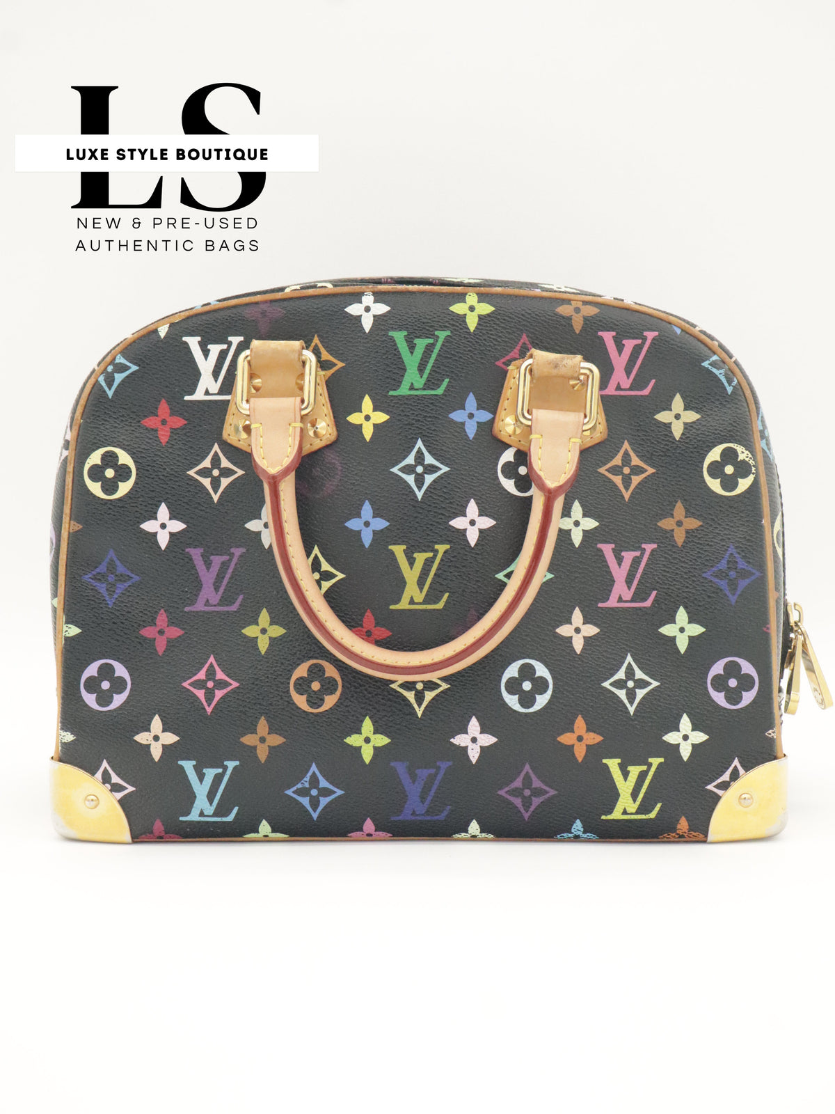 Louis Vuitton Trouville Monogram Black Multicolor