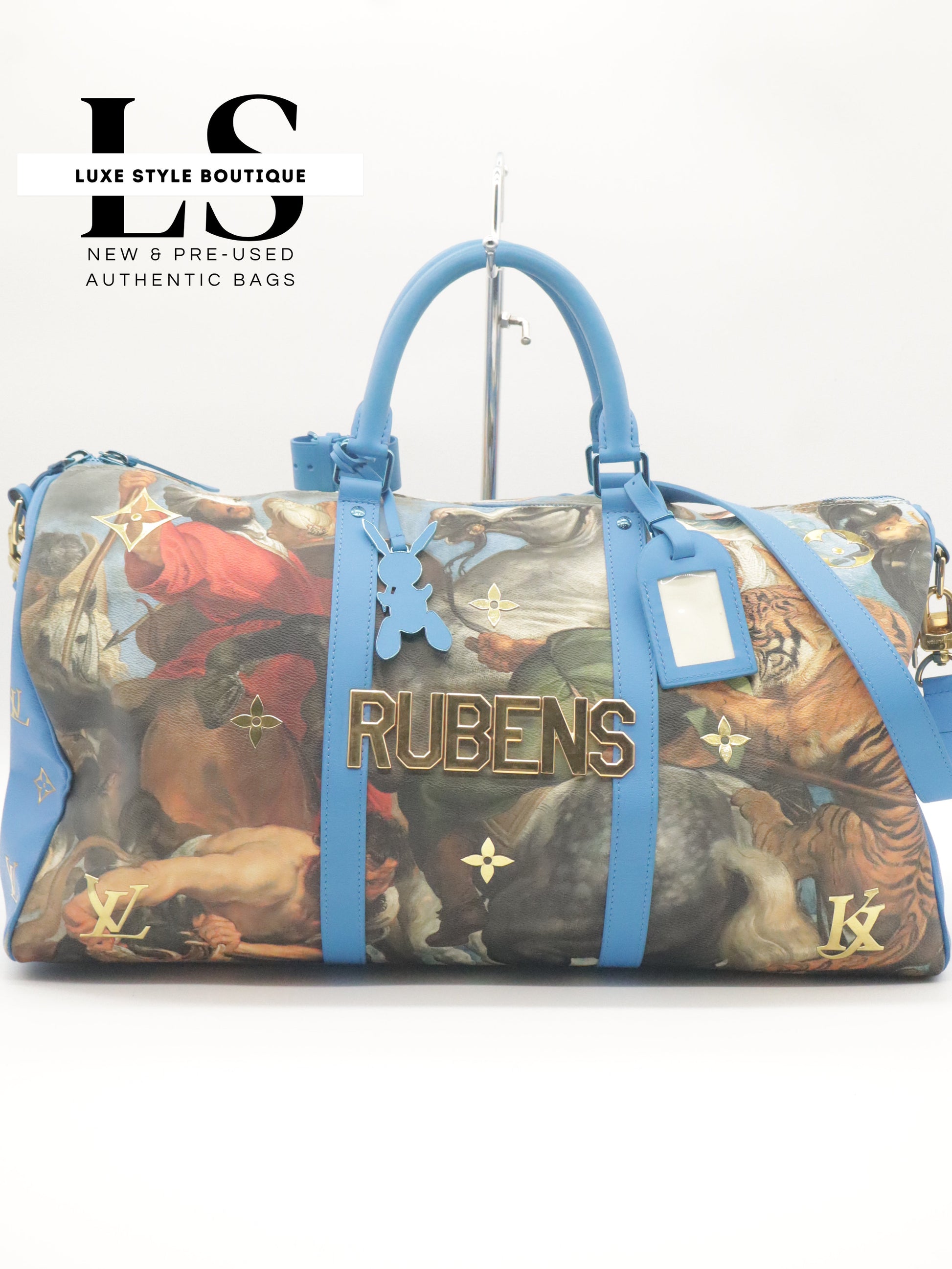 Louis Vuitton x Jeff Koons Masters Keepall Bandouliere 50 Peter Pal Rubens