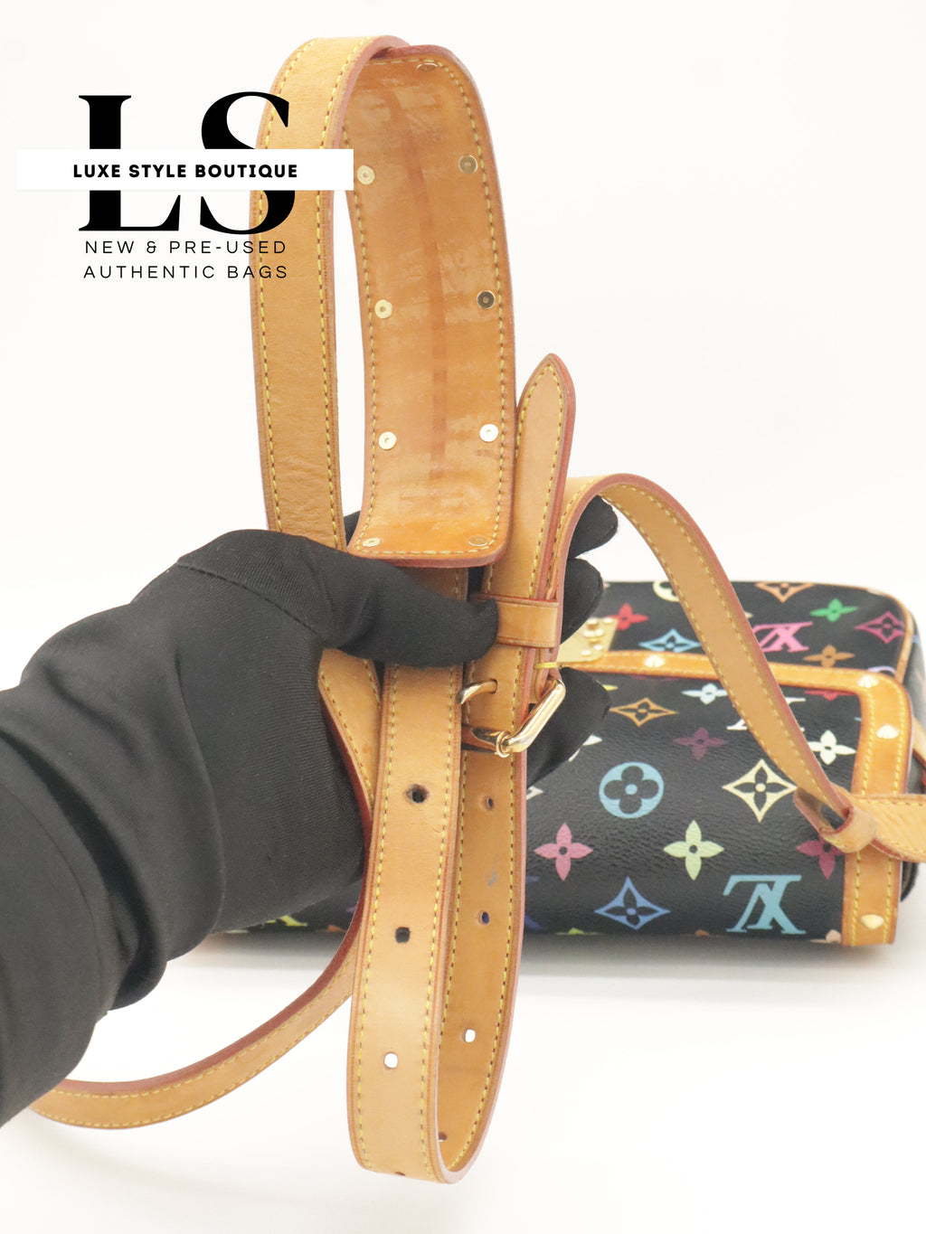 Louis Vuitton Sologne Multicolor Black