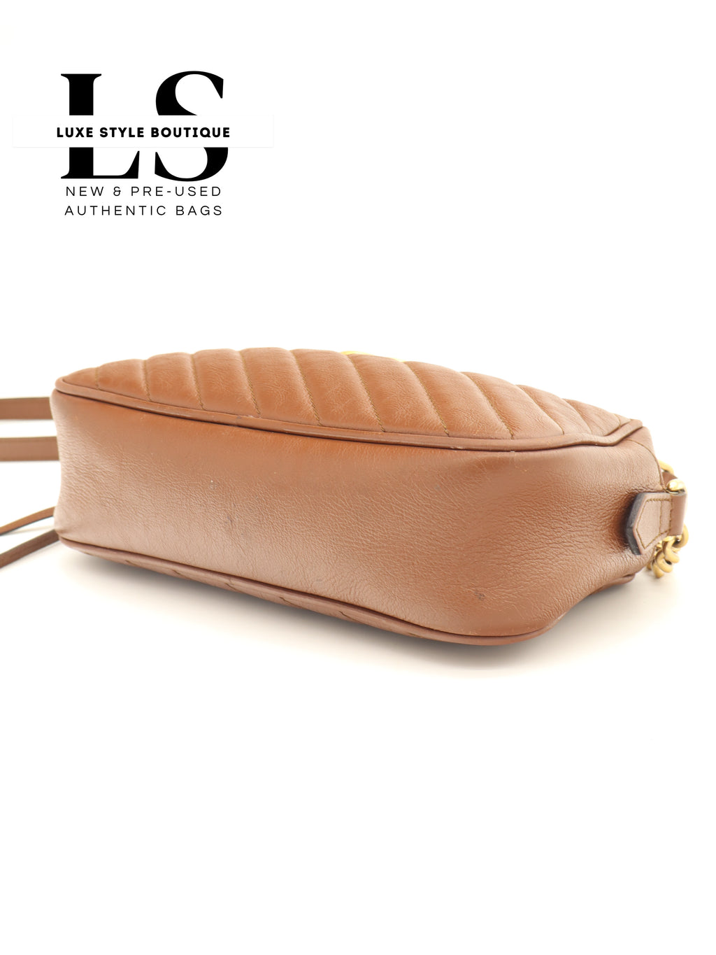 Gucci GG Marmont Small Matelasse Brown
