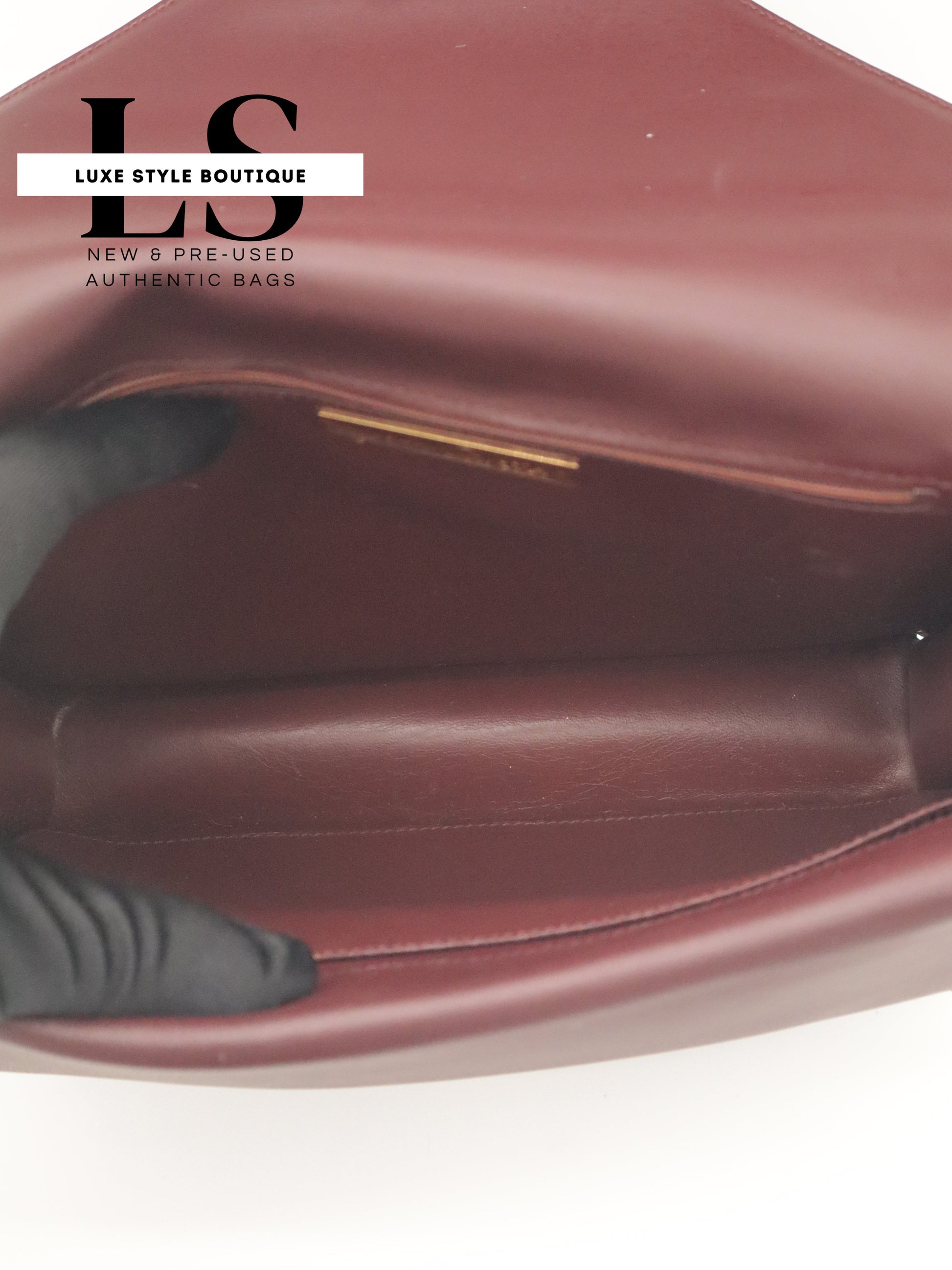 Cartier Must Bordeaux Double Flap Shoulder Bag