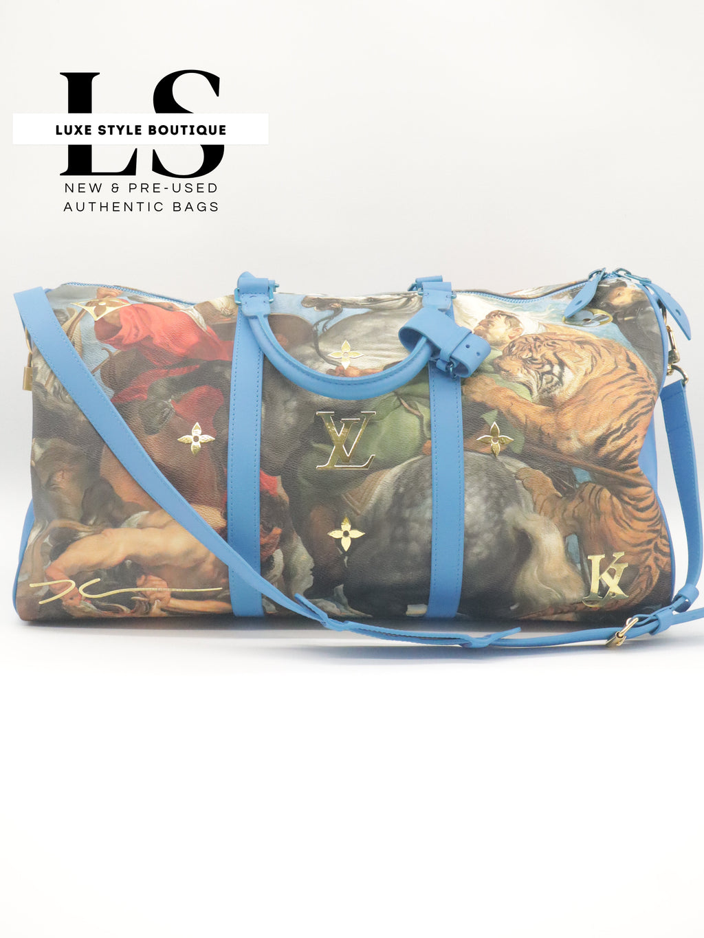 Louis Vuitton x Jeff Koons Masters Keepall Bandouliere 50 Peter Pal Rubens