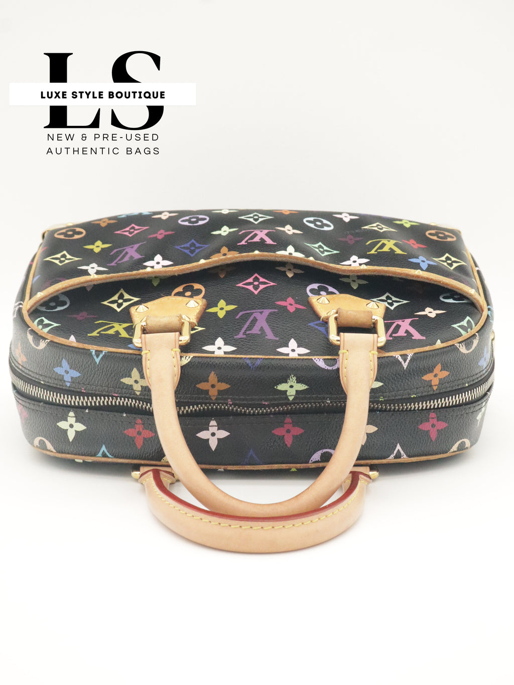 Louis Vuitton Trouville Monogram Black Multicolor