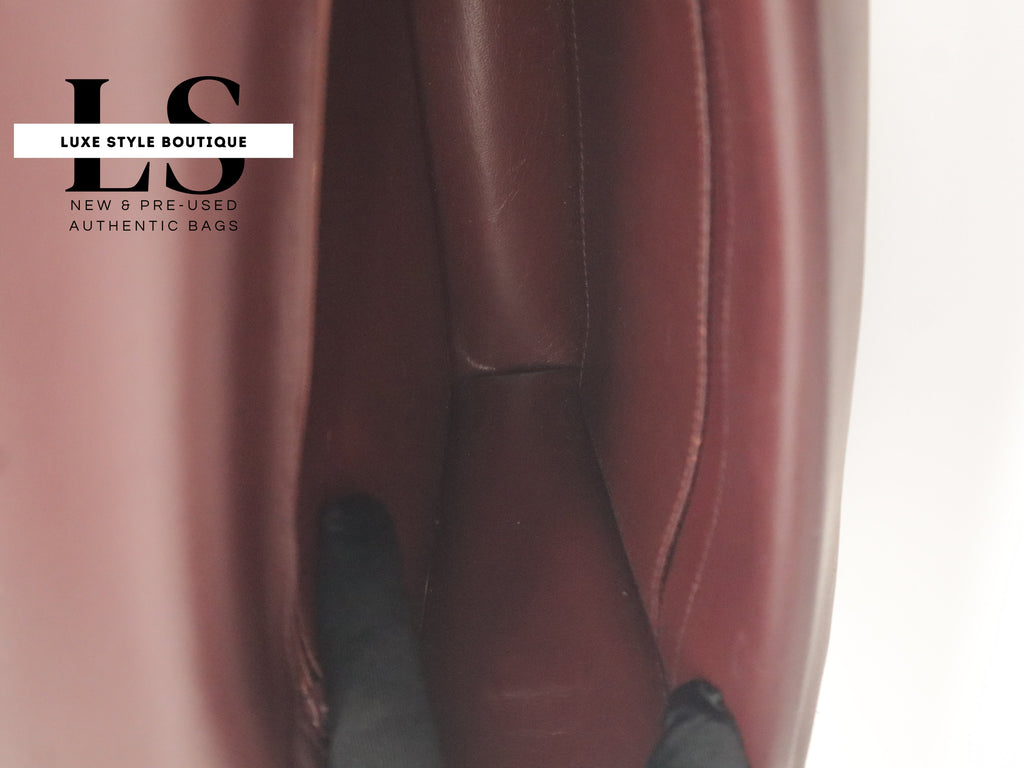 Cartier Must Bordeaux Double Flap Shoulder Bag