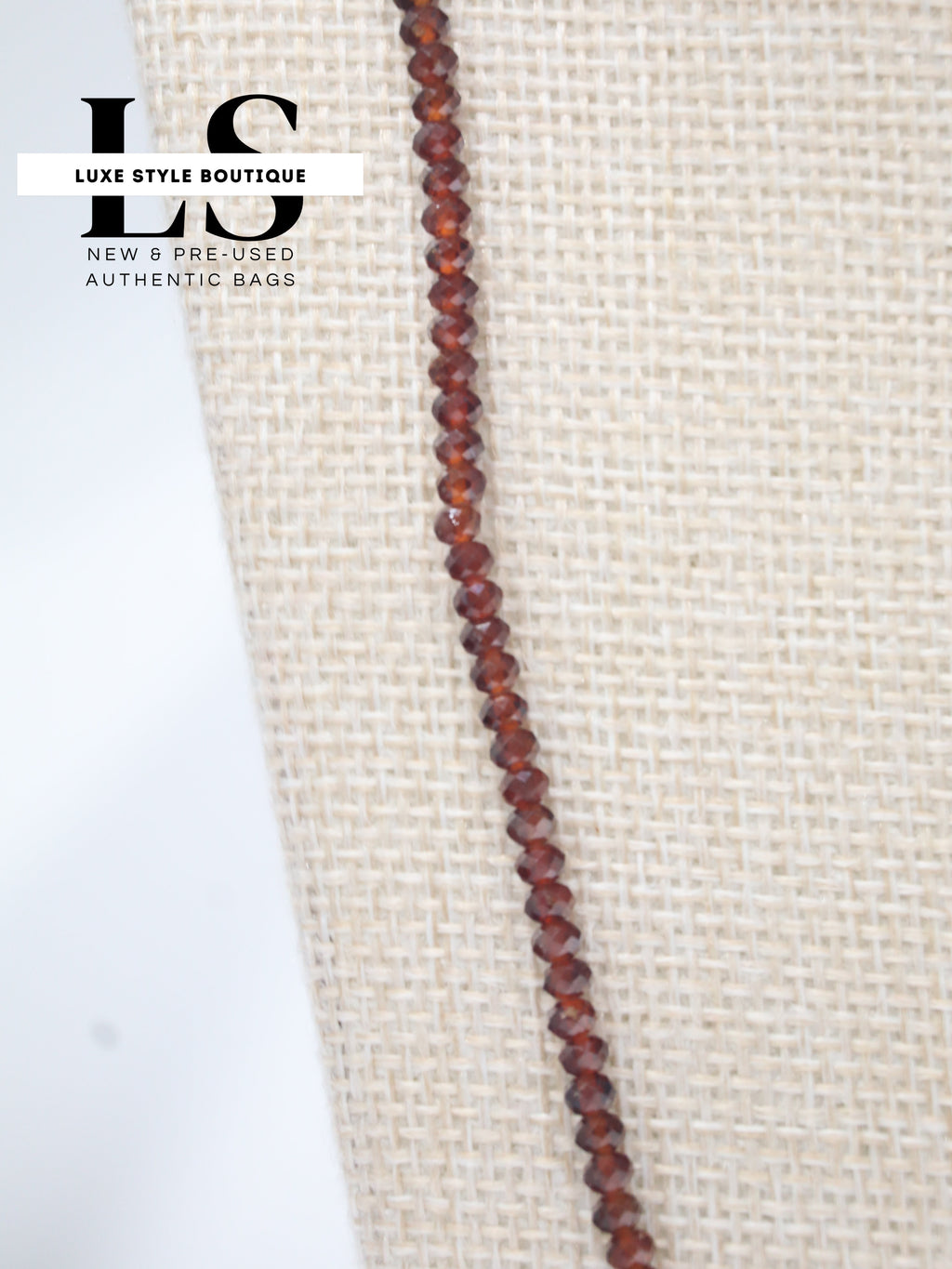 Necklace Natural Garnet w/Silver .925