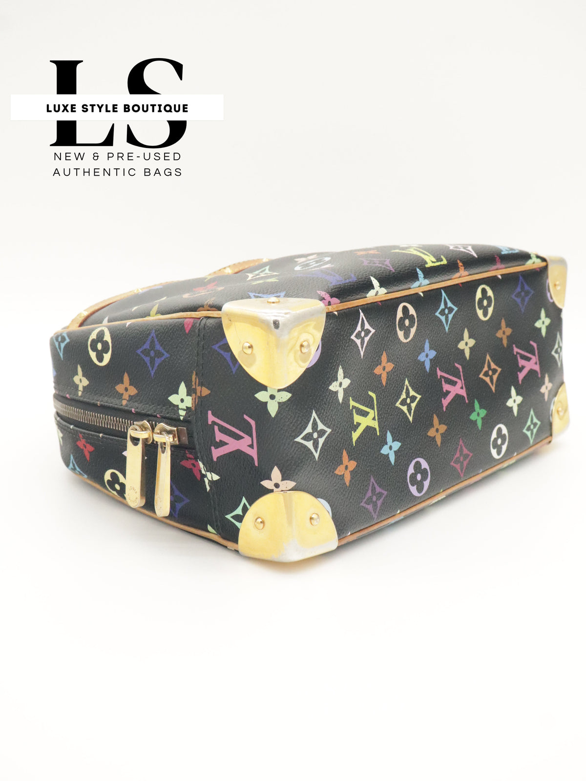 Louis Vuitton Trouville Monogram Black Multicolor