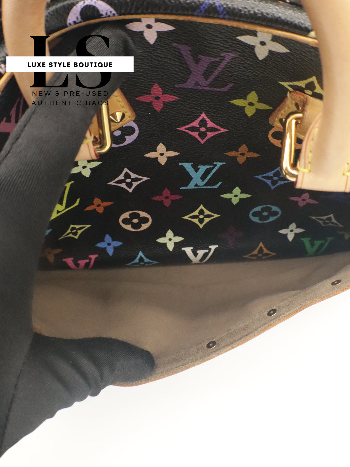 Louis Vuitton Trouville Monogram Black Multicolor