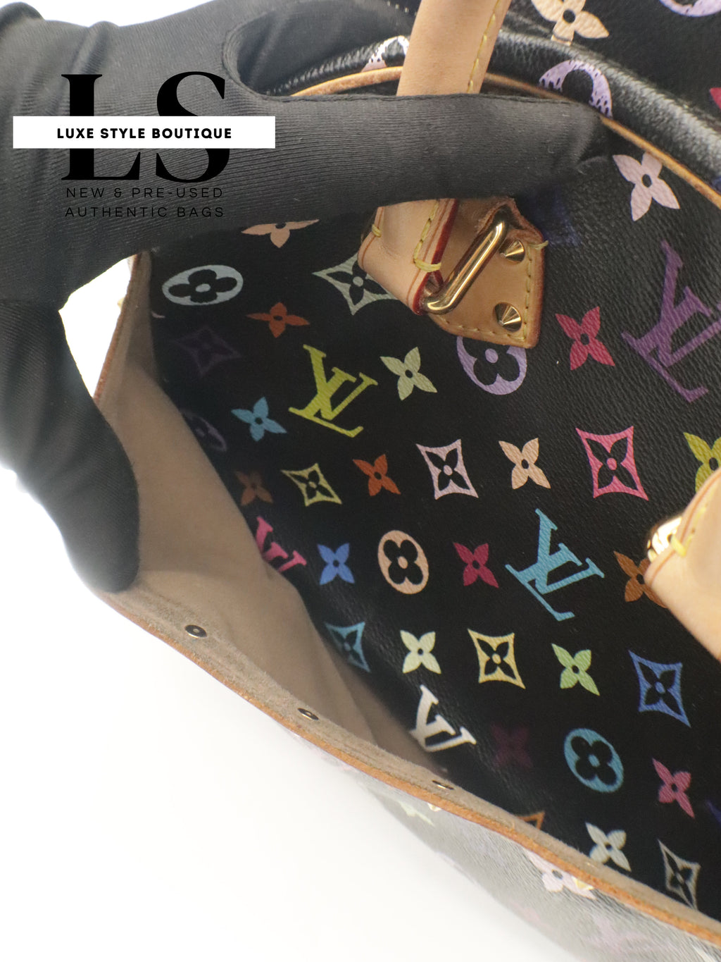Louis Vuitton Trouville Monogram Black Multicolor