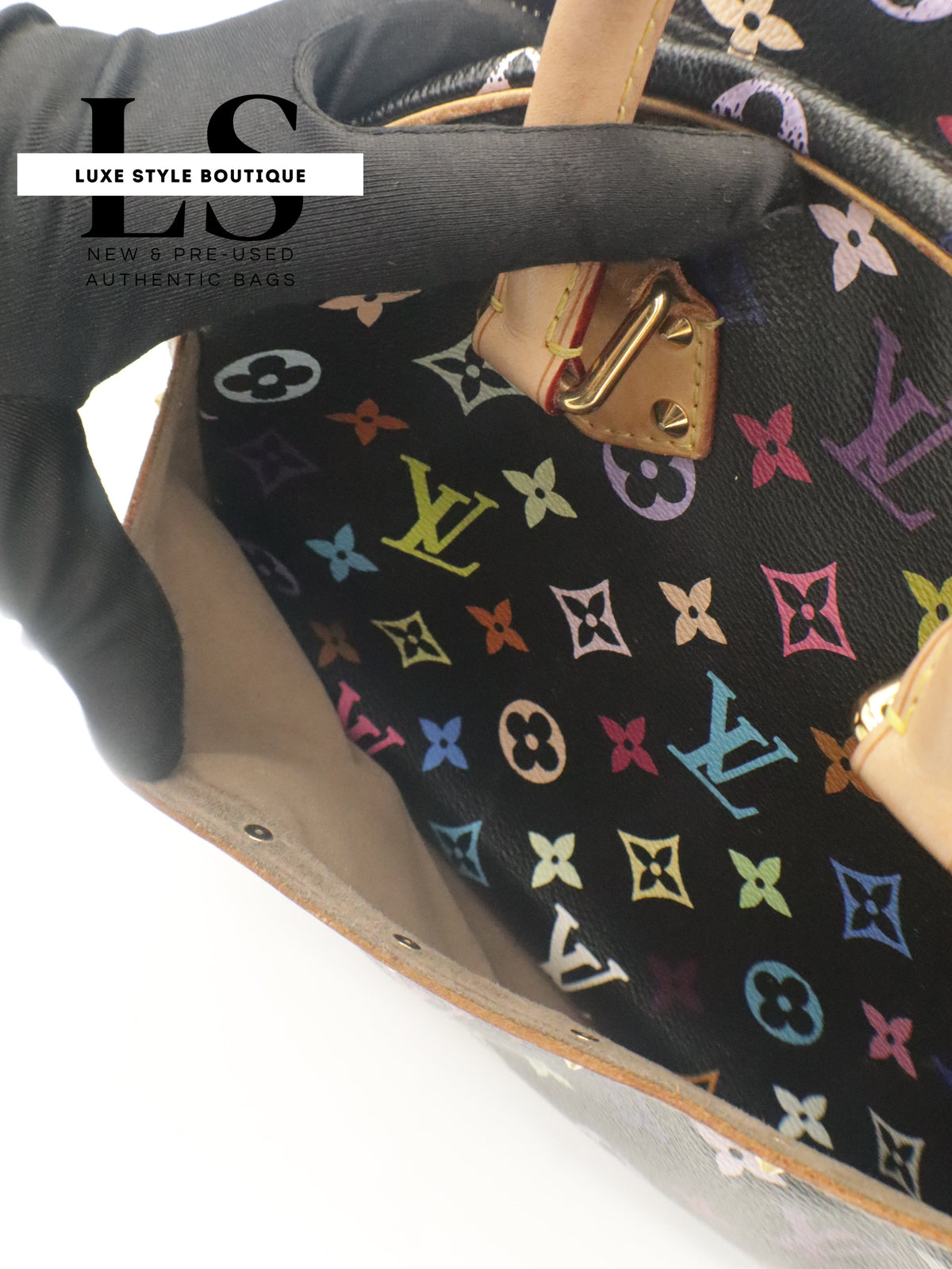 Louis Vuitton Trouville Monogram Black Multicolor