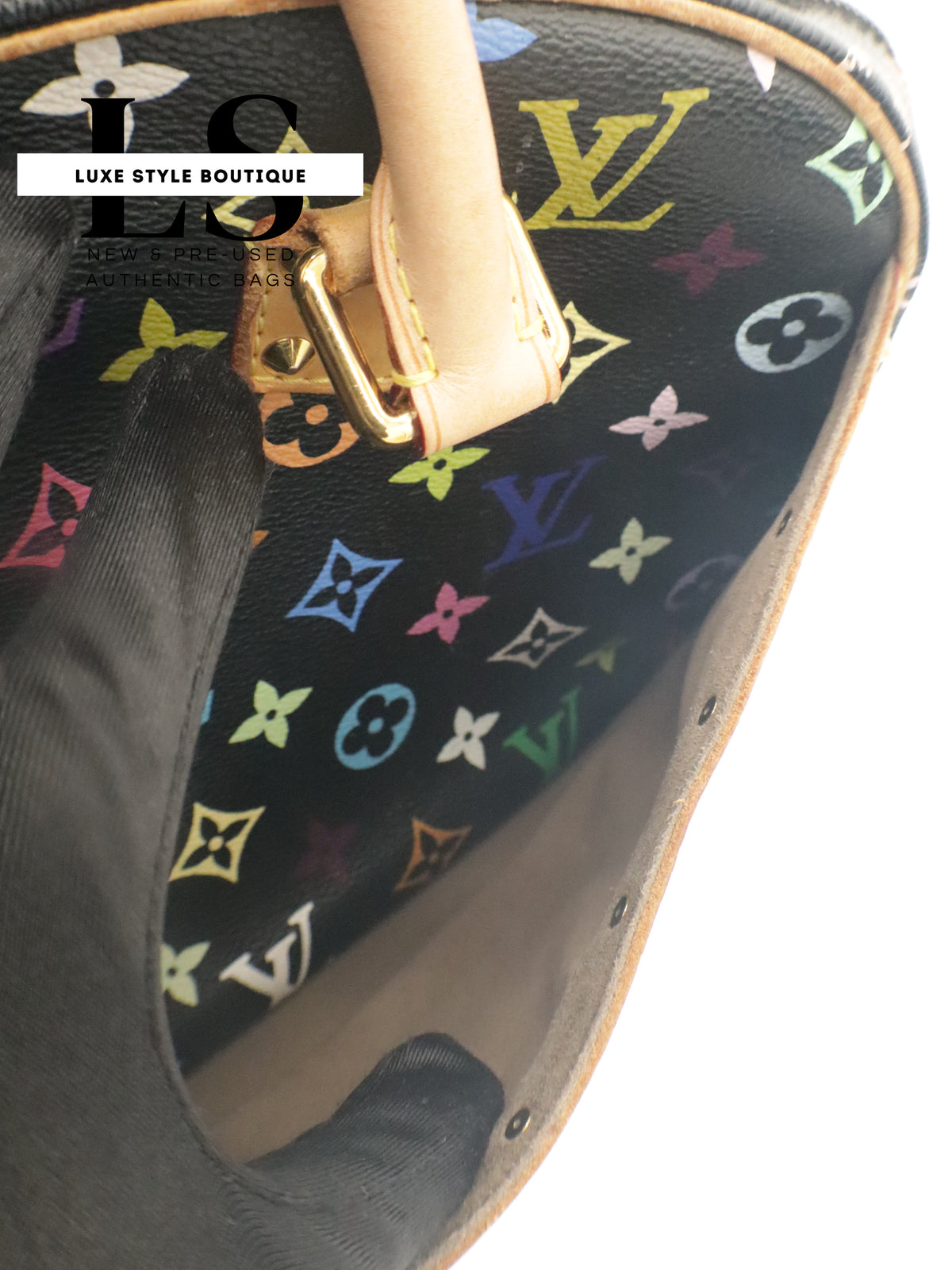 Louis Vuitton Trouville Monogram Black Multicolor