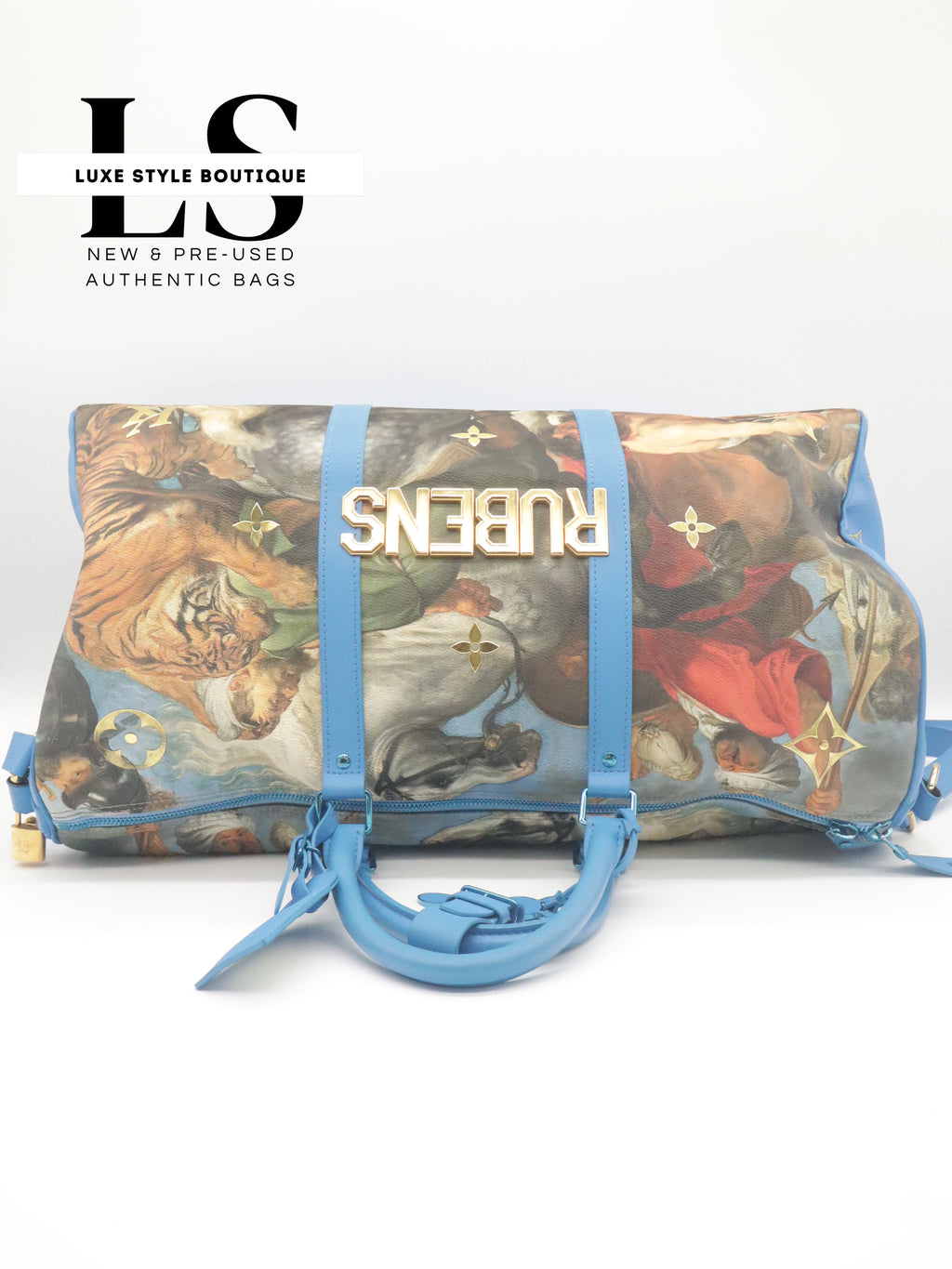 Louis Vuitton x Jeff Koons Masters Keepall Bandouliere 50 Peter Pal Rubens