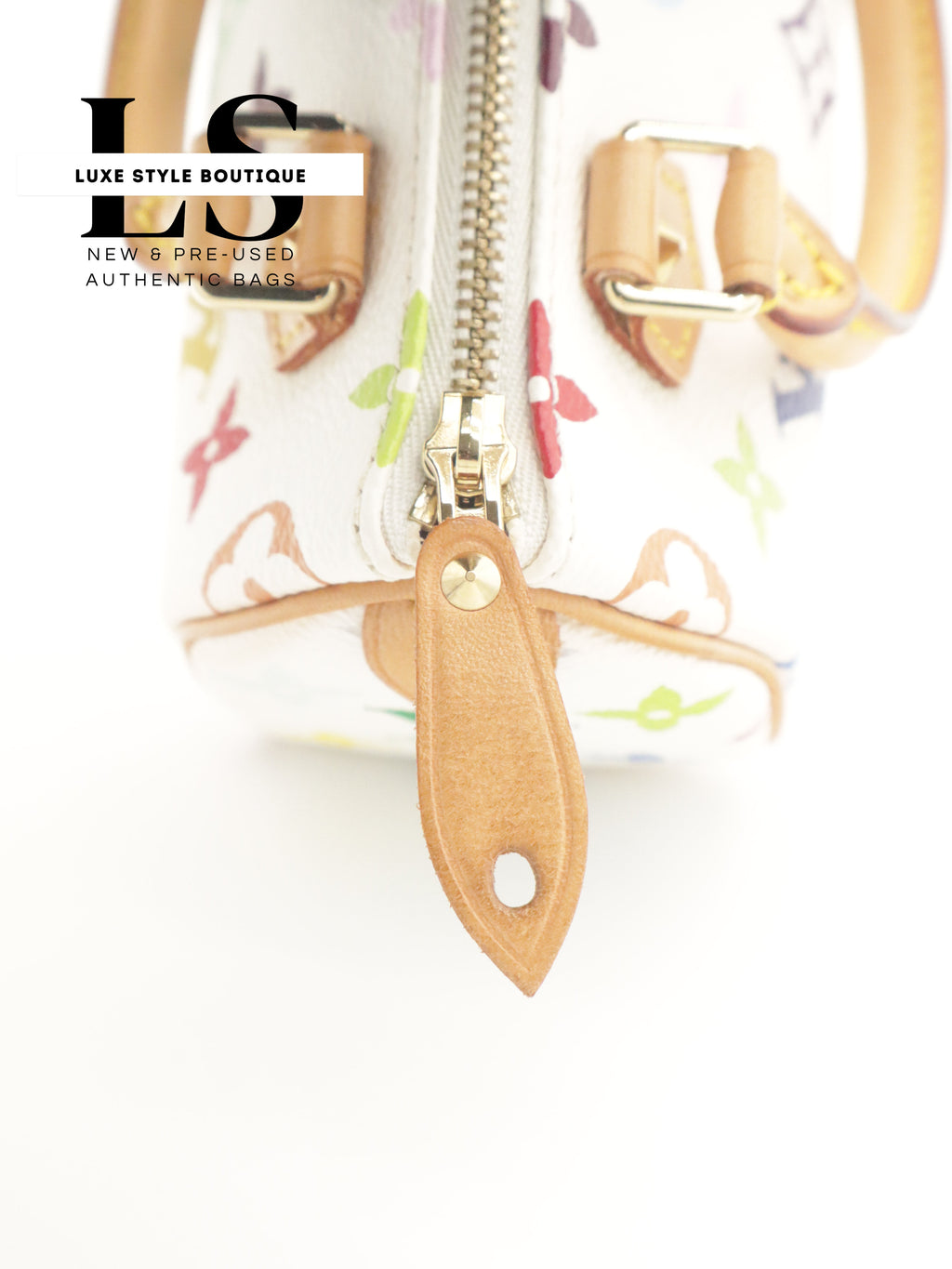Louis Vuitton Mini Speedy Monogram Multicolor White