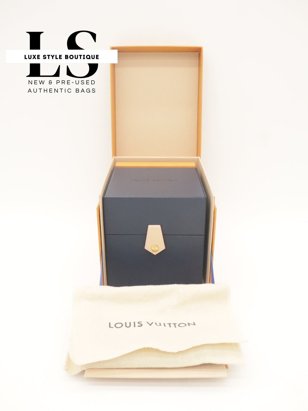 Louis Vuitton Monogram Tambour Slim w/Diamonds