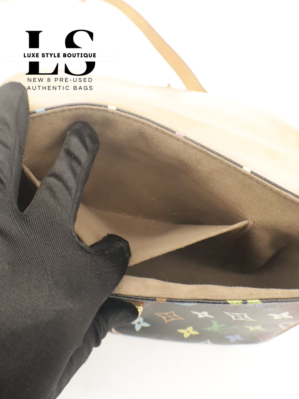 Louis Vuitton Sologne Multicolor Black