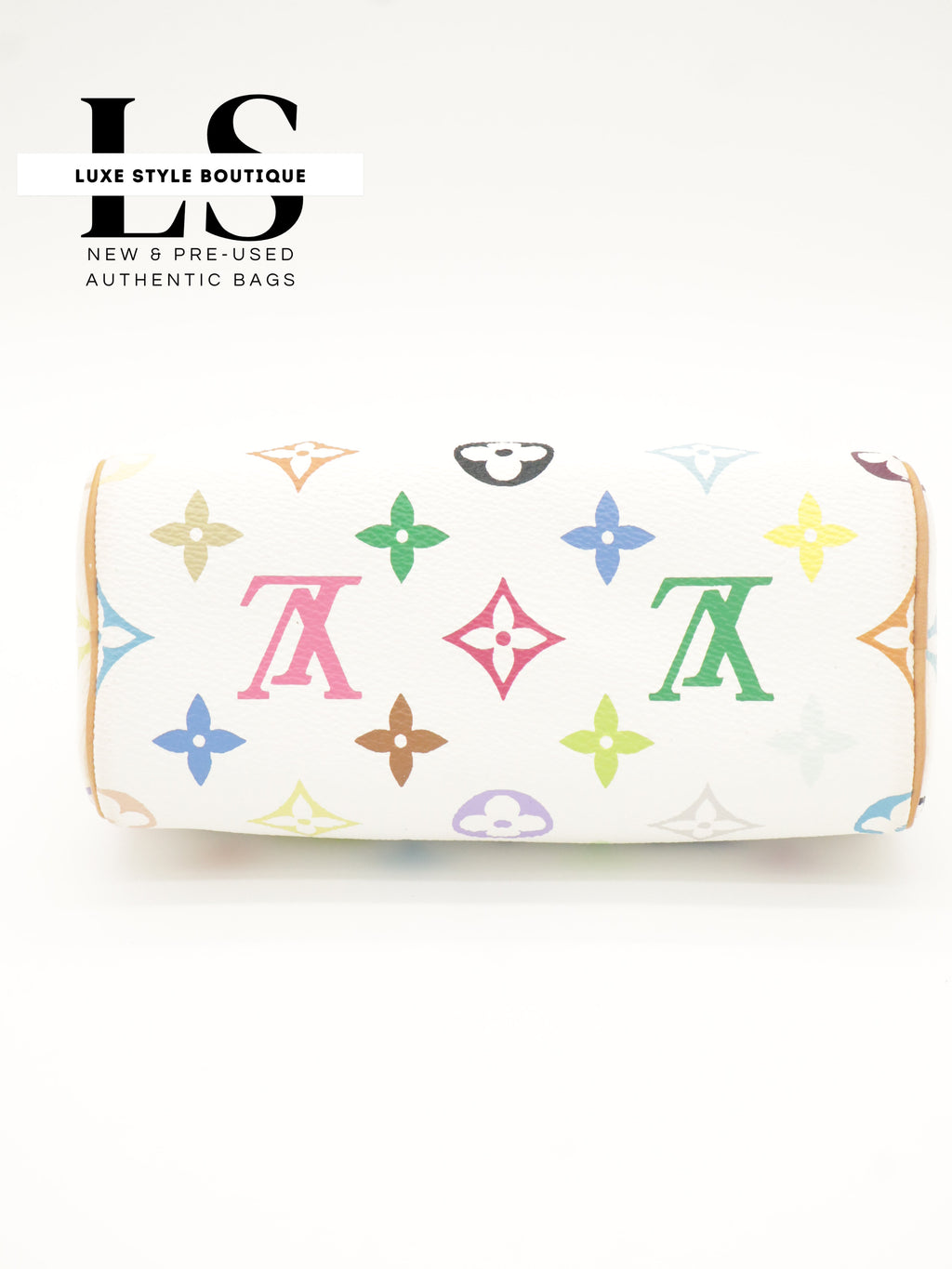 Louis Vuitton Mini Speedy Monogram Multicolor White