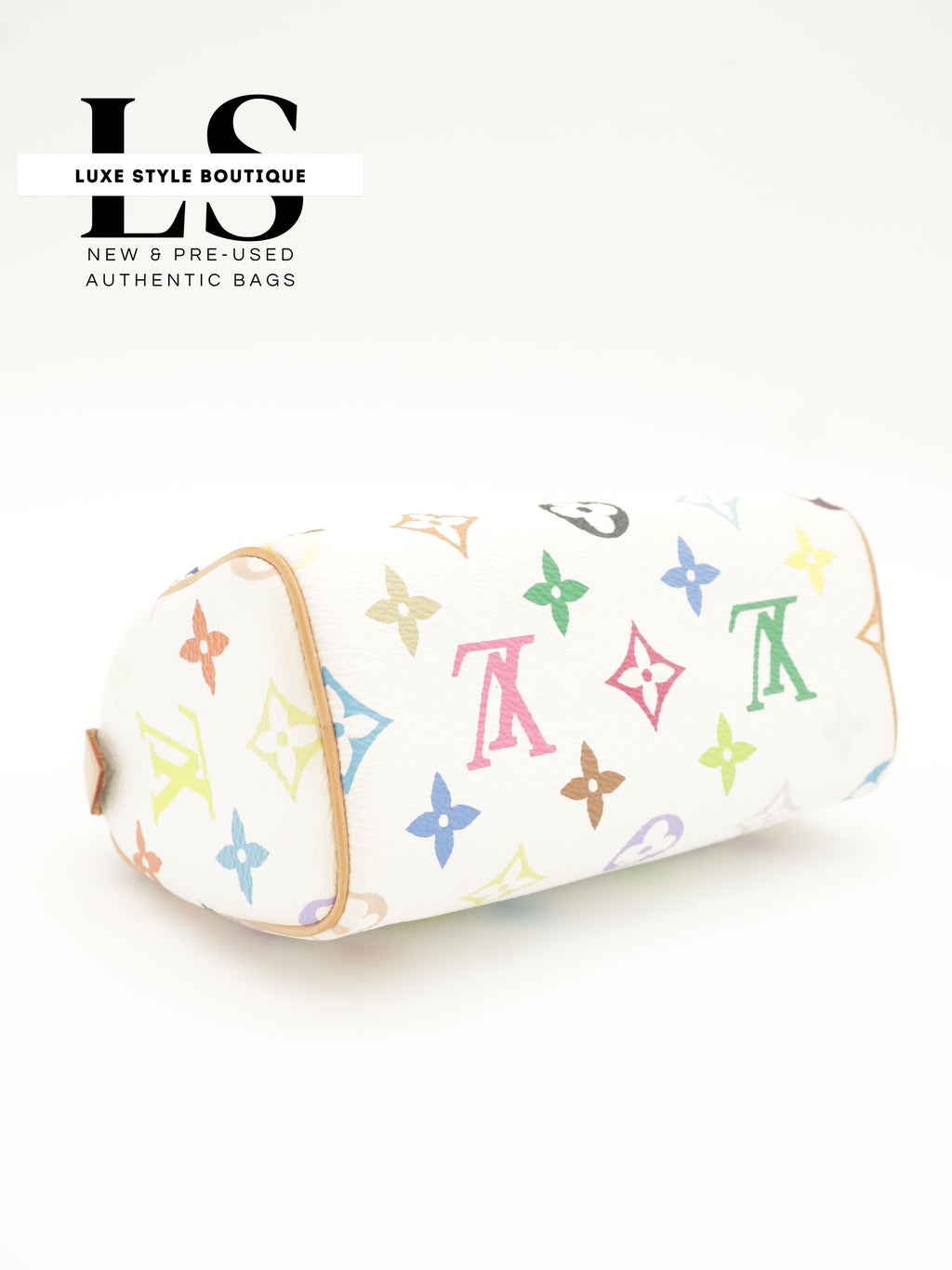 Louis Vuitton Mini Speedy Monogram Multicolor White