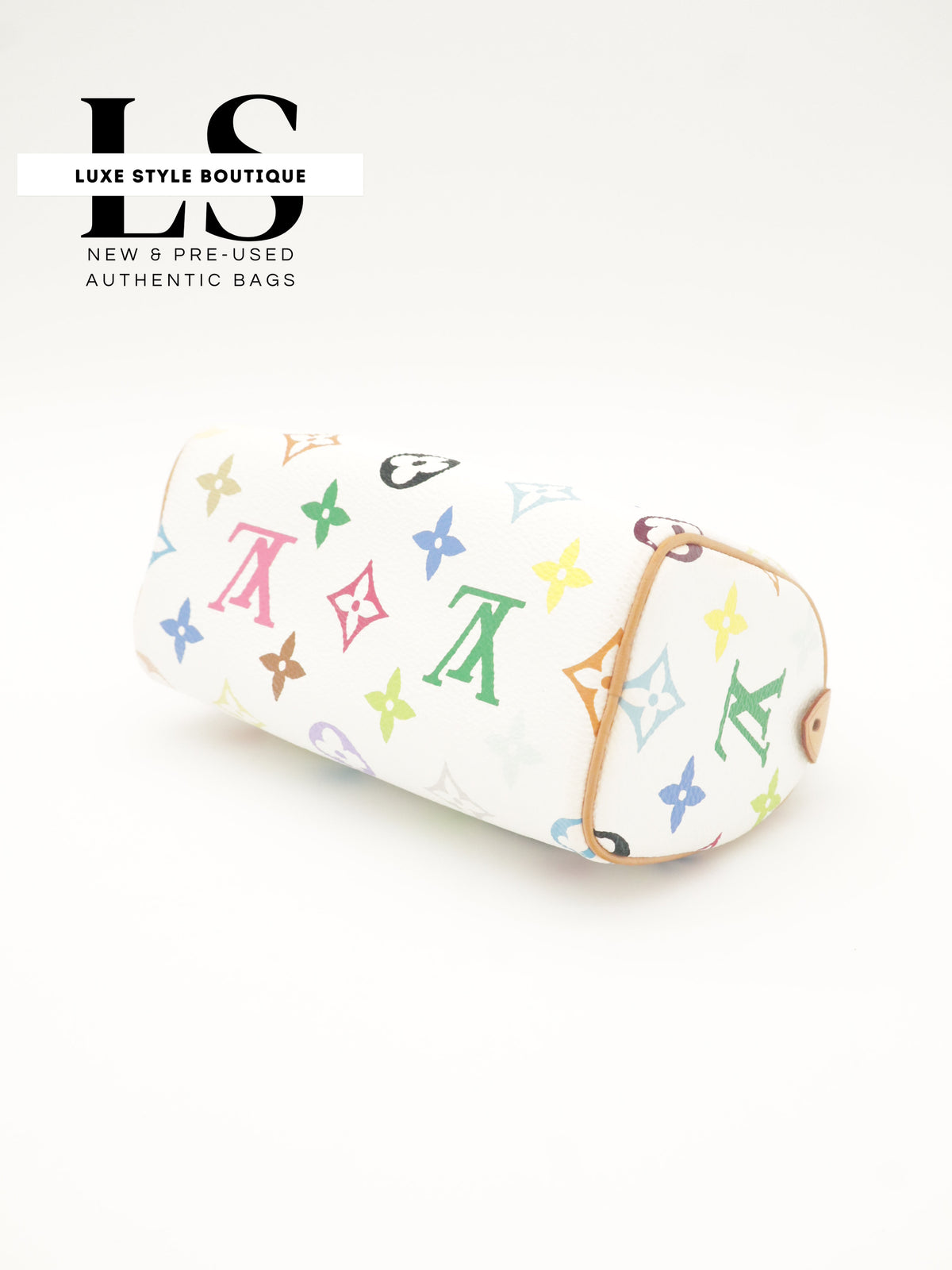 Louis Vuitton Mini Speedy Monogram Multicolor White