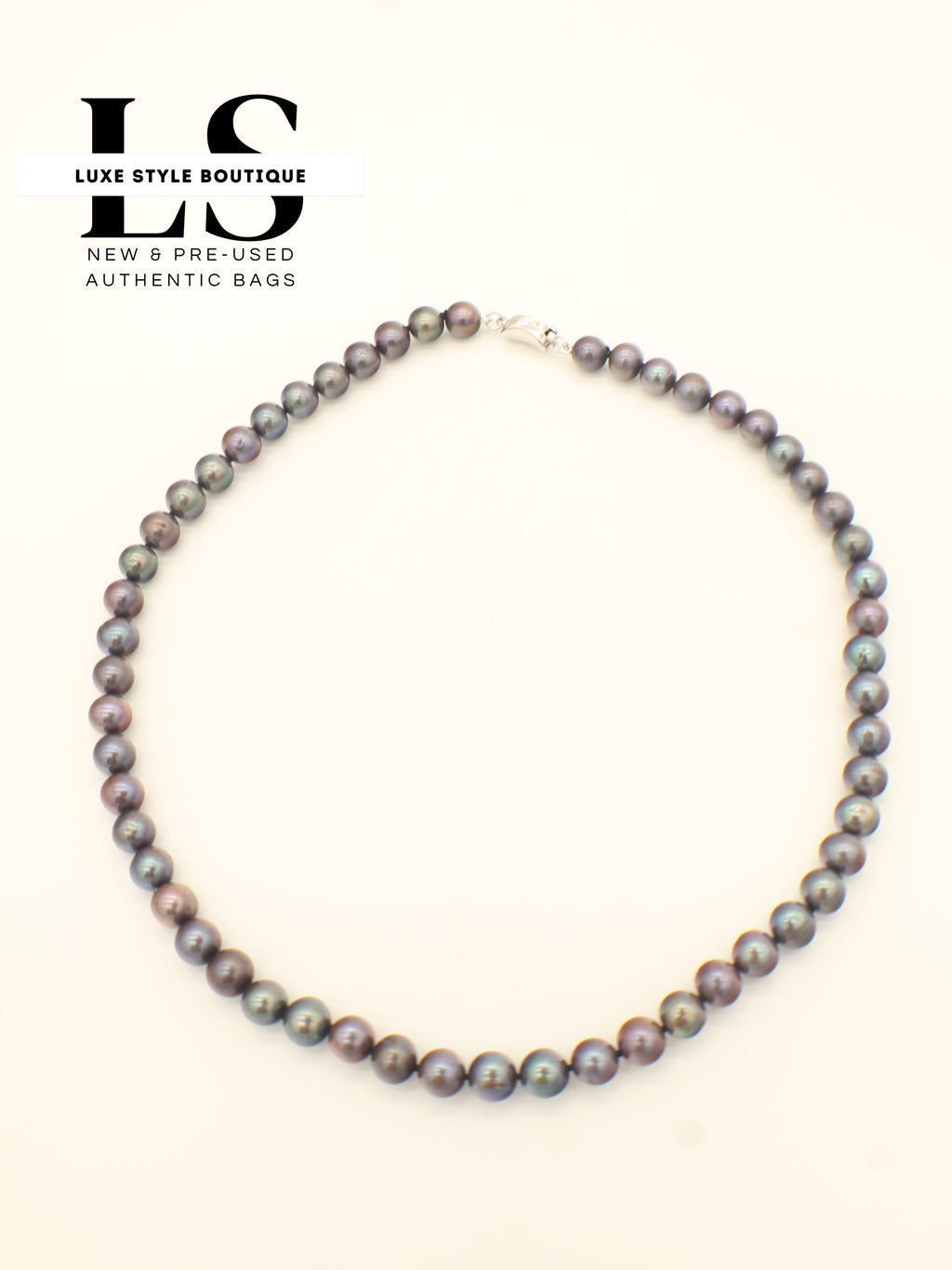 Necklace Natural Pearls Violet/Multicolor