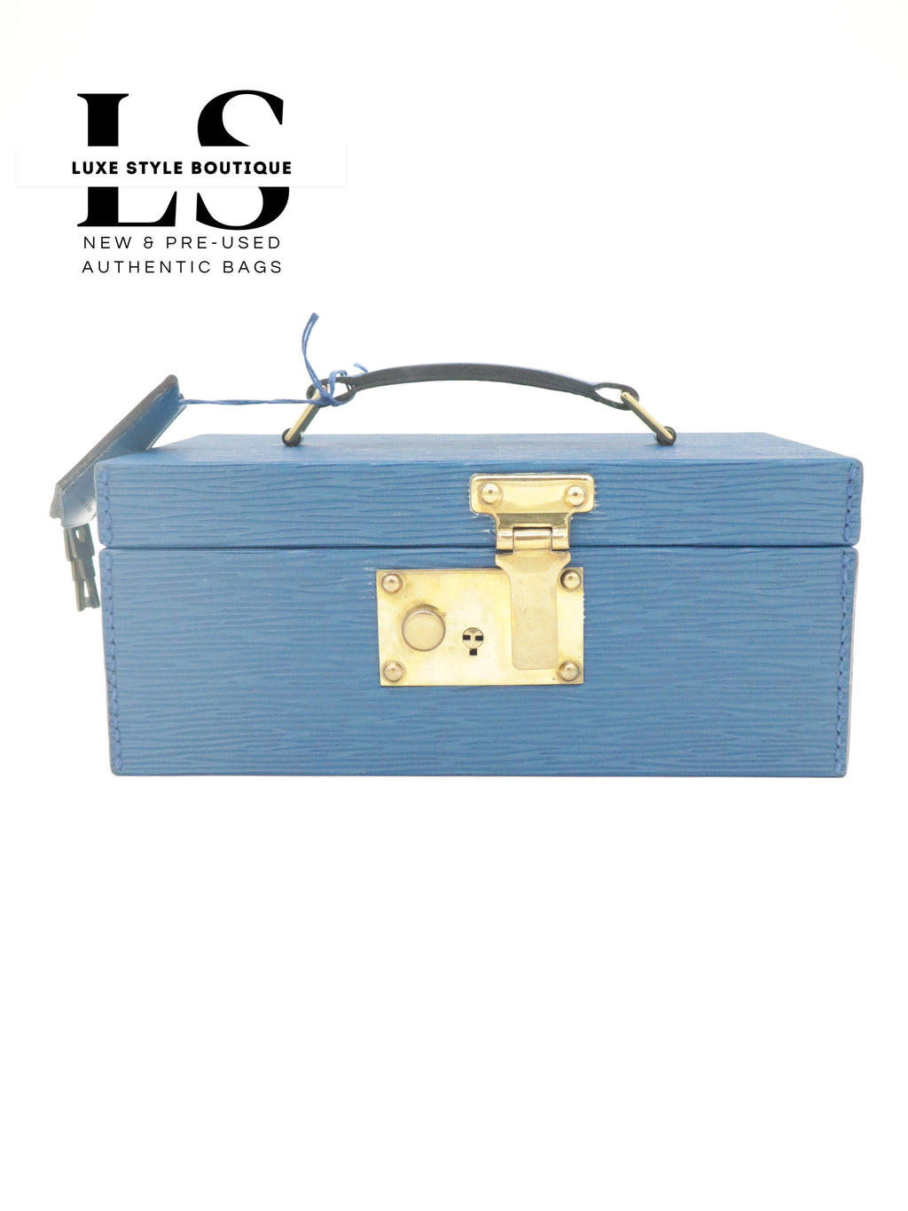Louis Vuitton Blue Small Trunk Exclusive Japan-Imported