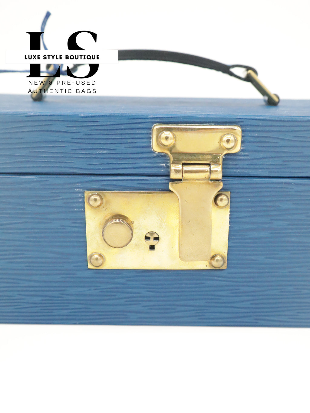 Louis Vuitton Blue Small Trunk Exclusive Japan-Imported