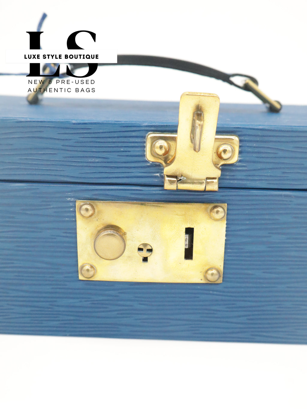 Louis Vuitton Blue Small Trunk Exclusive Japan-Imported