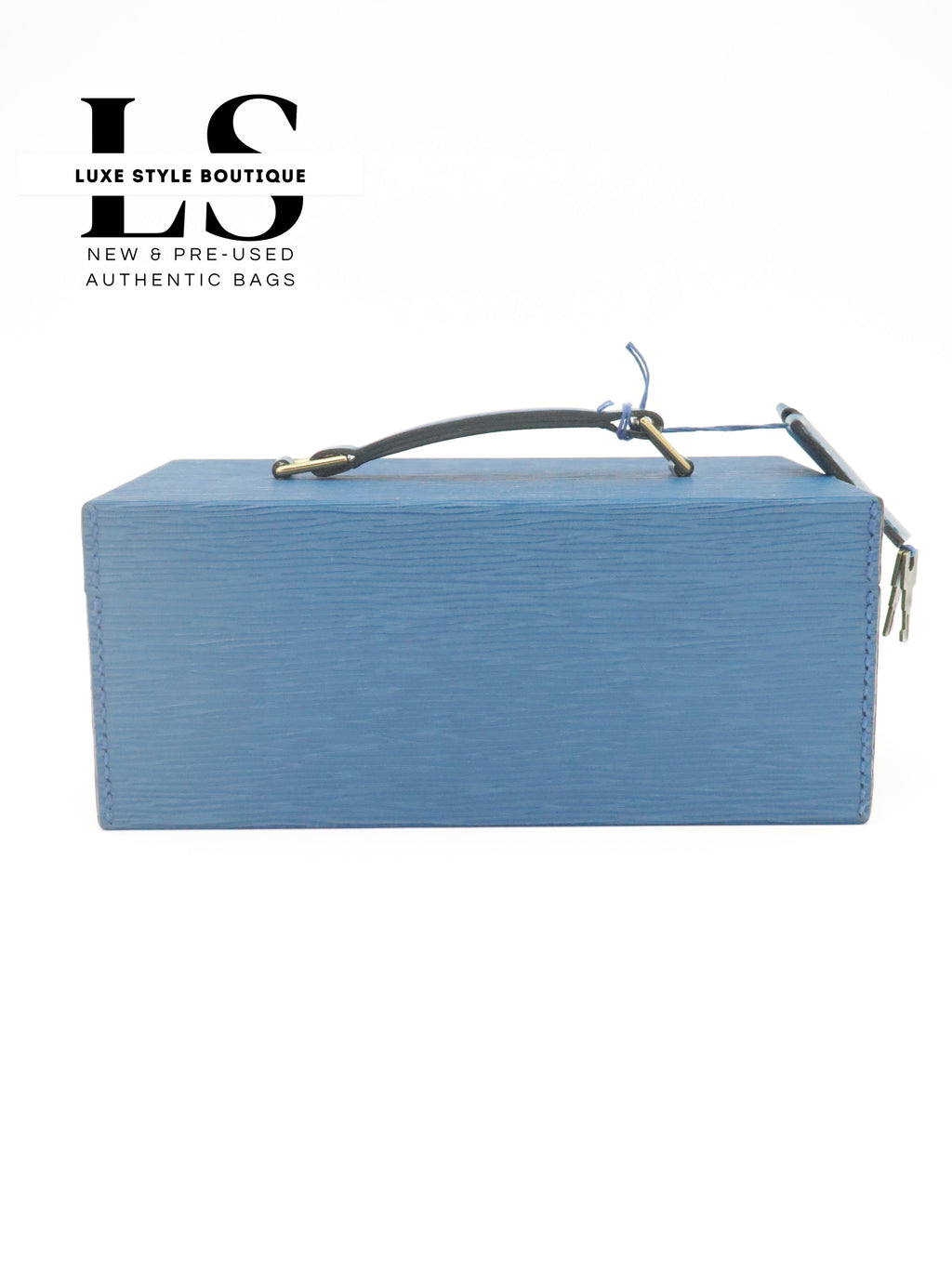 Louis Vuitton Blue Small Trunk Exclusive Japan-Imported