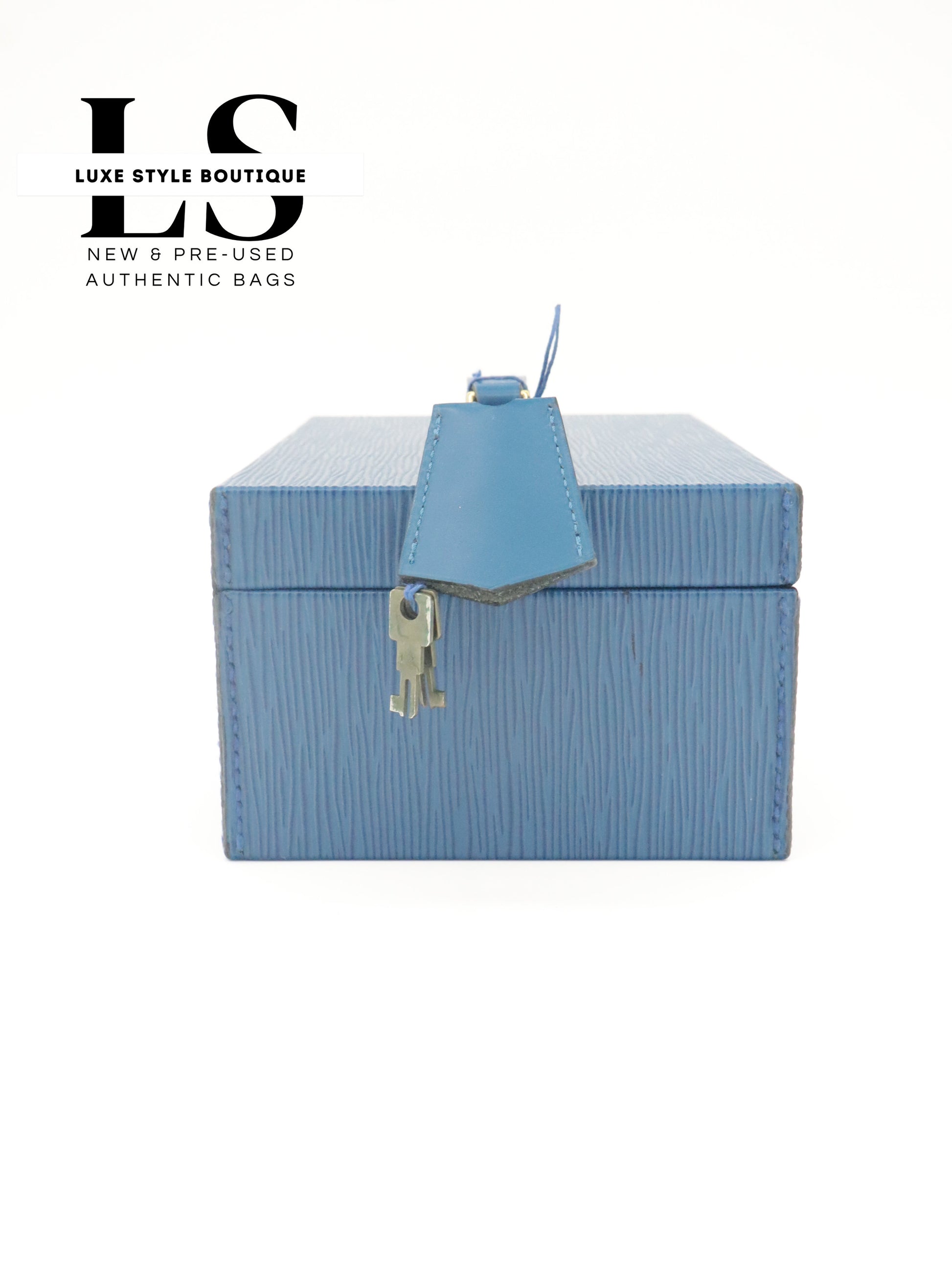 Louis Vuitton Blue Small Trunk Exclusive Japan-Imported