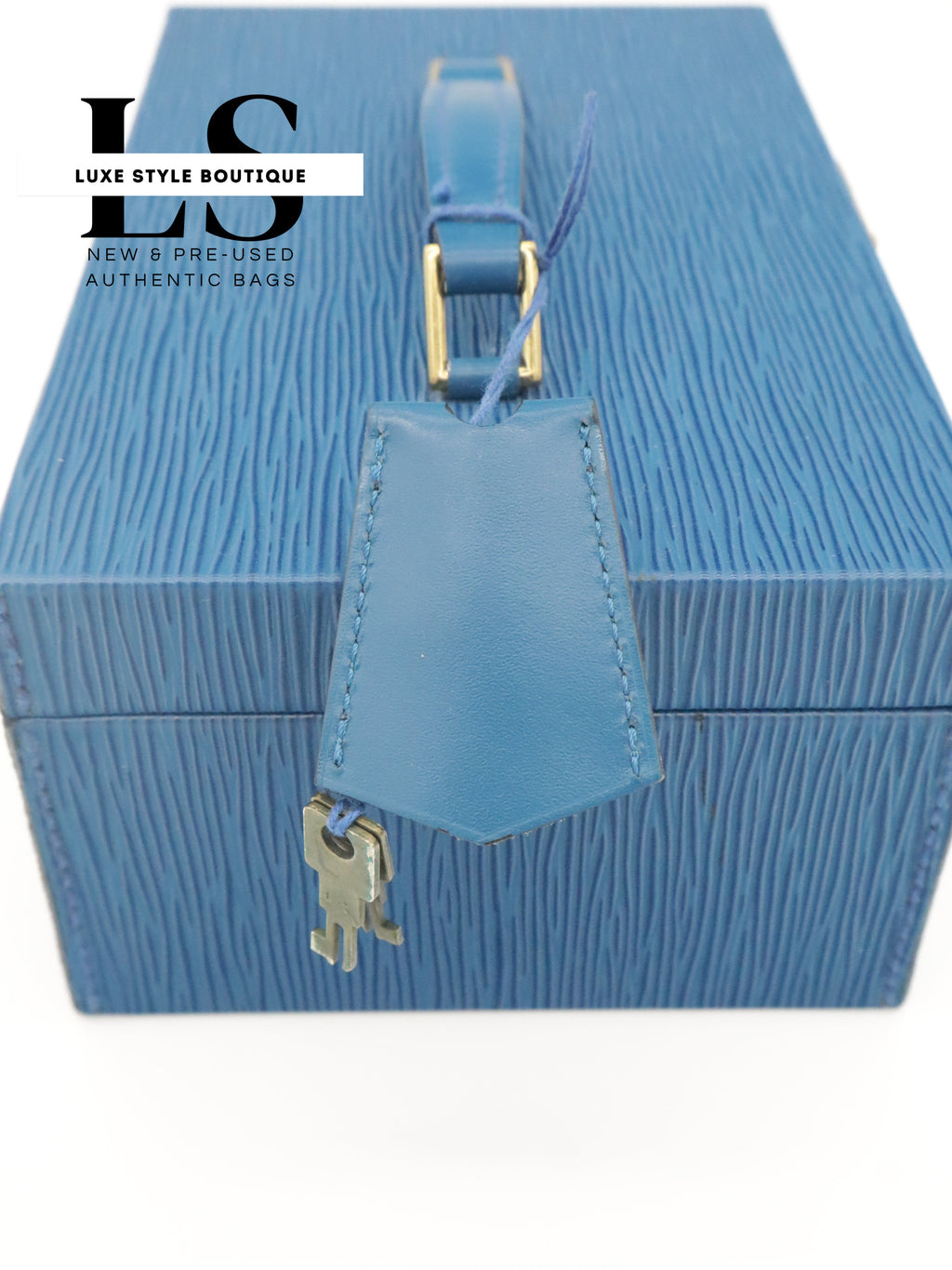 Louis Vuitton Blue Small Trunk Exclusive Japan-Imported