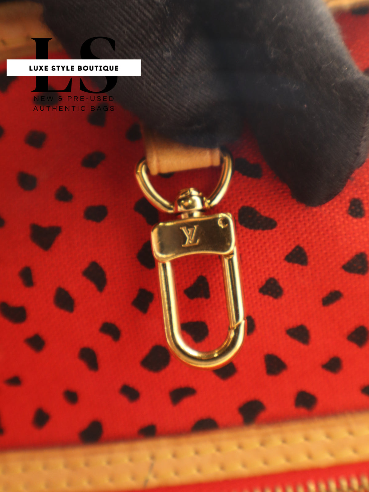 Louis Vuitton x Yayoi Kusama Neverfull MM Monogram Red Waves