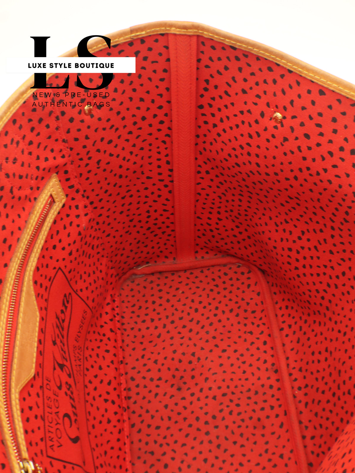 Louis Vuitton x Yayoi Kusama Neverfull MM Monogram Red Waves
