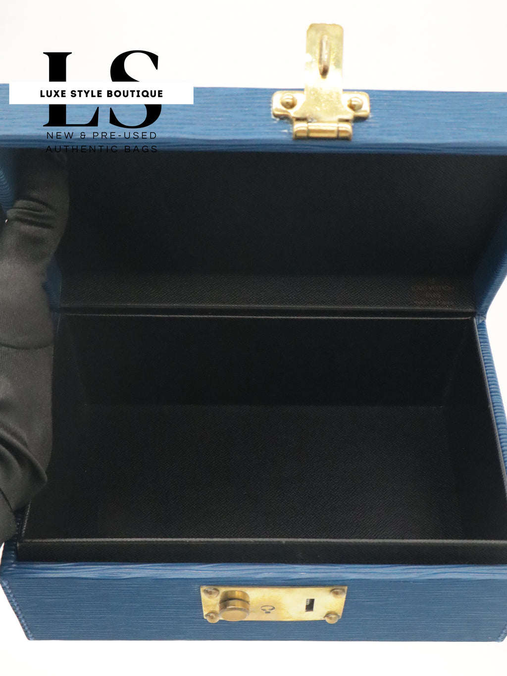 Louis Vuitton Blue Small Trunk Exclusive Japan-Imported